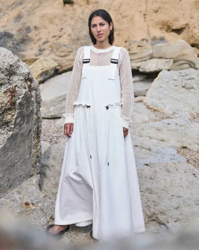 G.o.D Sun Dress Light Cotton Drill Milk made by Eat Dust