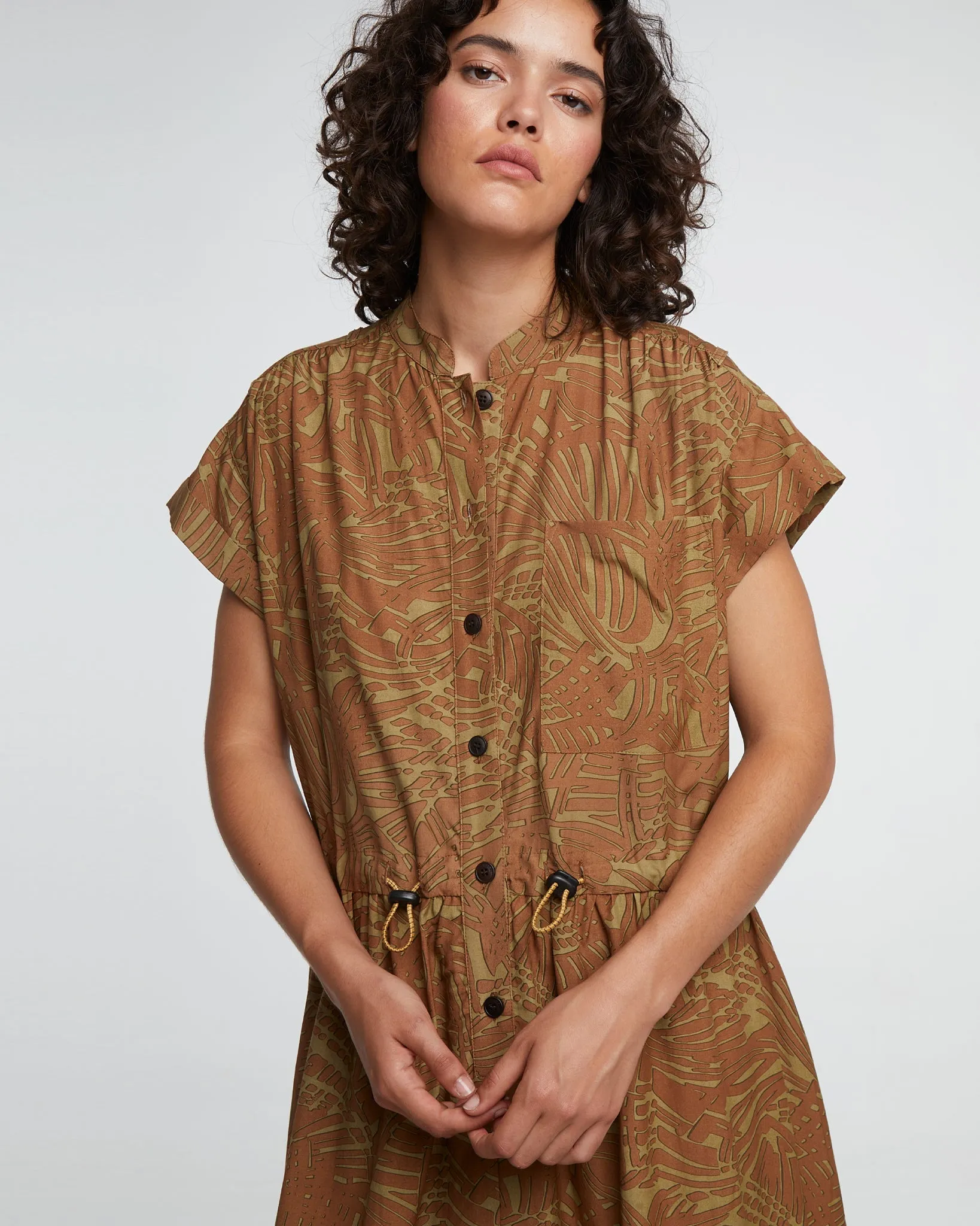 G.o.D Service Dress Bamboo Rayon Amber sold by Eat Dust product image thumbnail 2