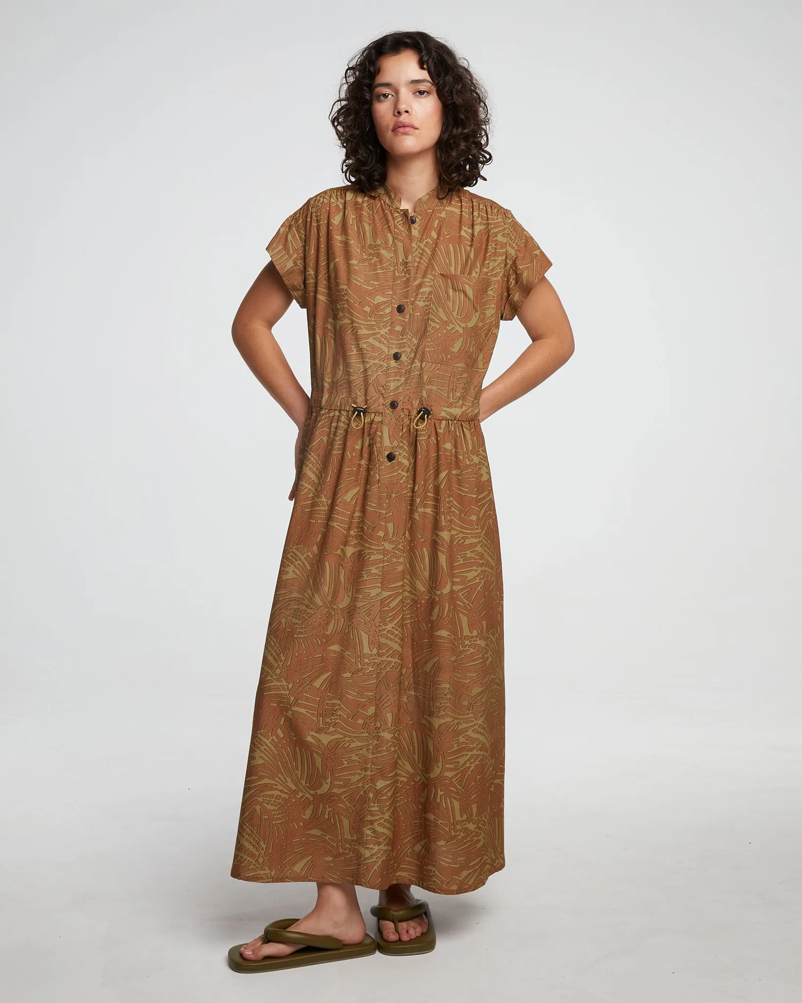 G.o.D Service Dress Bamboo Rayon Amber sold by Eat Dust