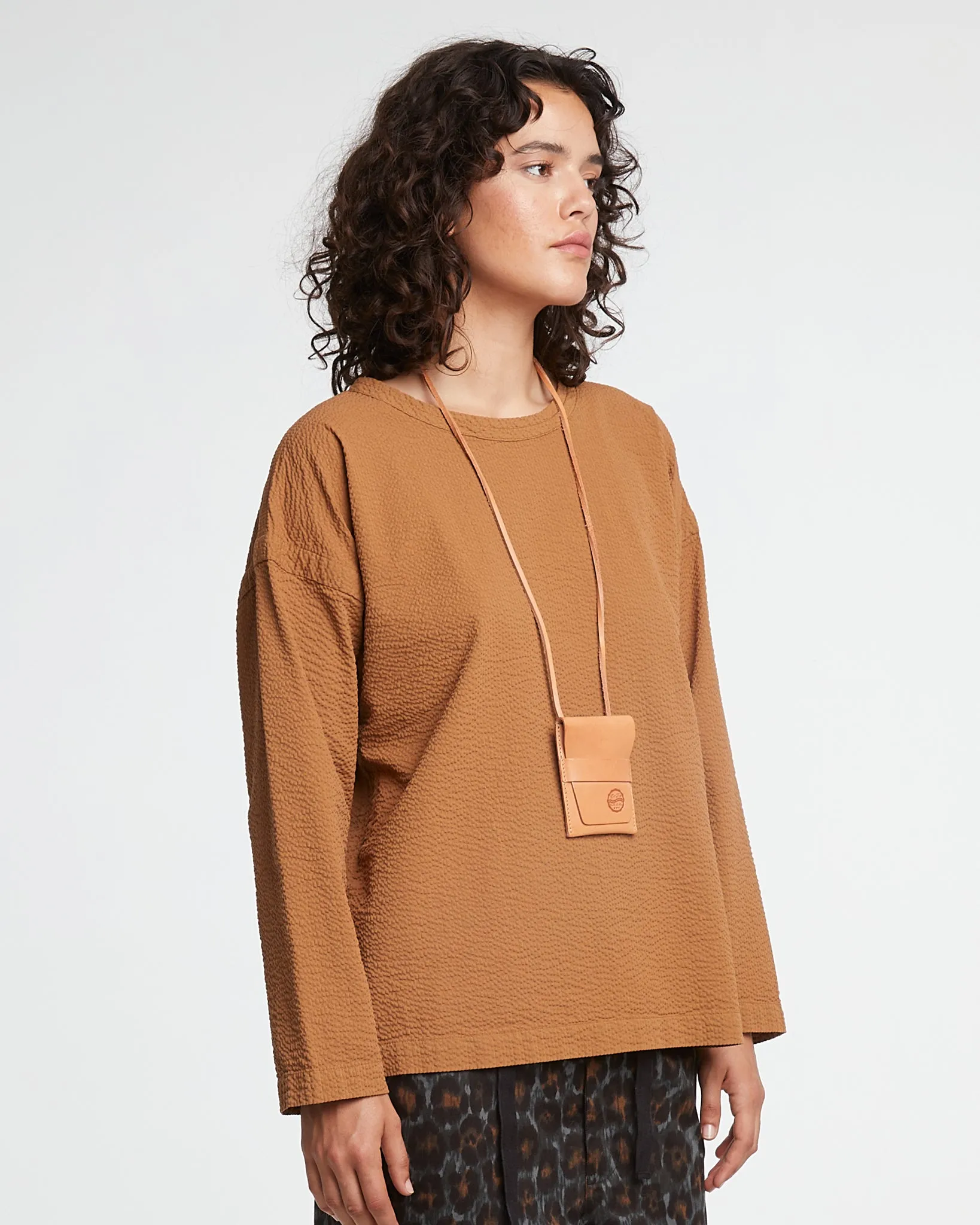 G.o.D Gardener Smock Seersucker Caramel sold by Eat Dust product image thumbnail 4