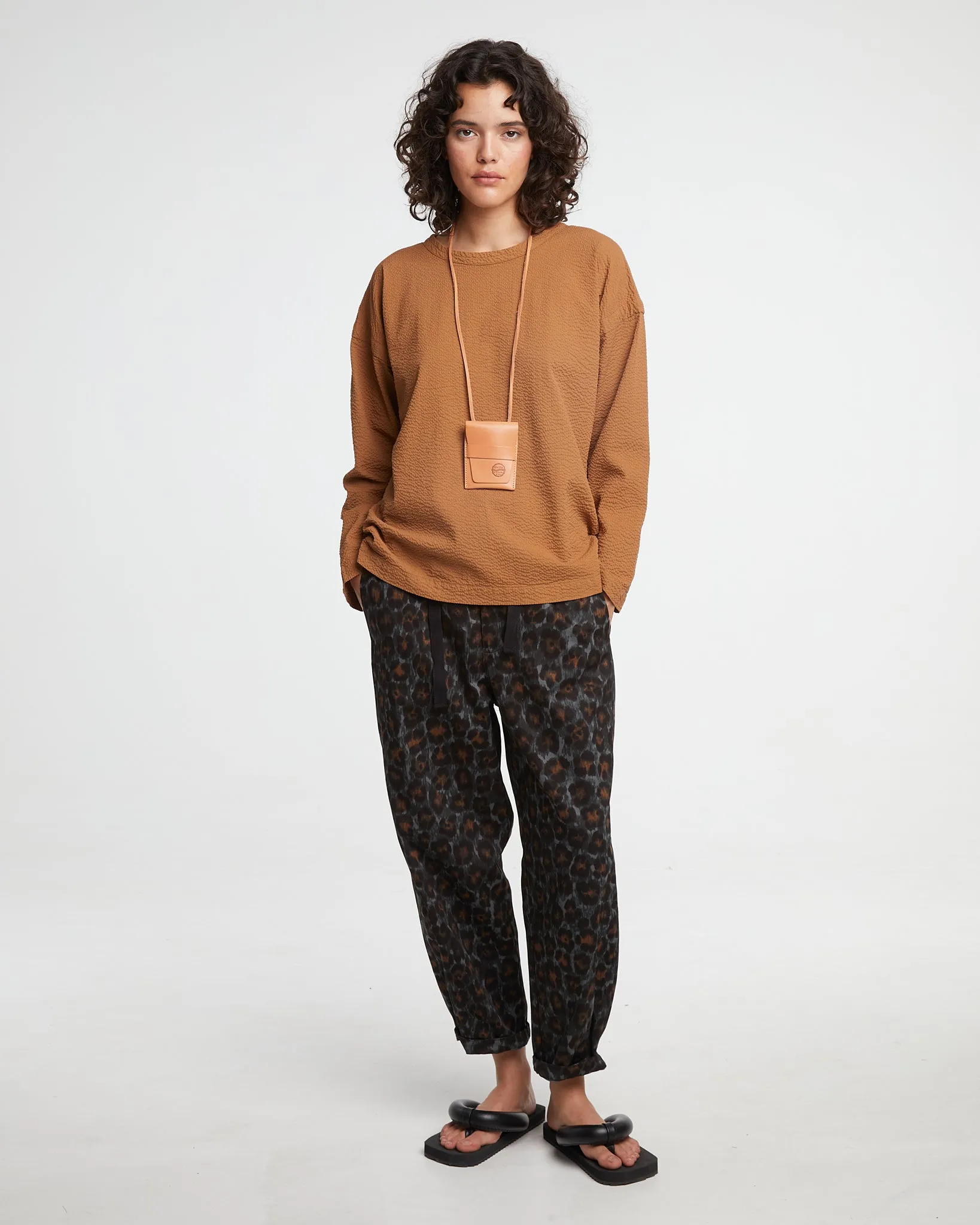 G.o.D Gardener Smock Seersucker Caramel sold by Eat Dust product image thumbnail 2