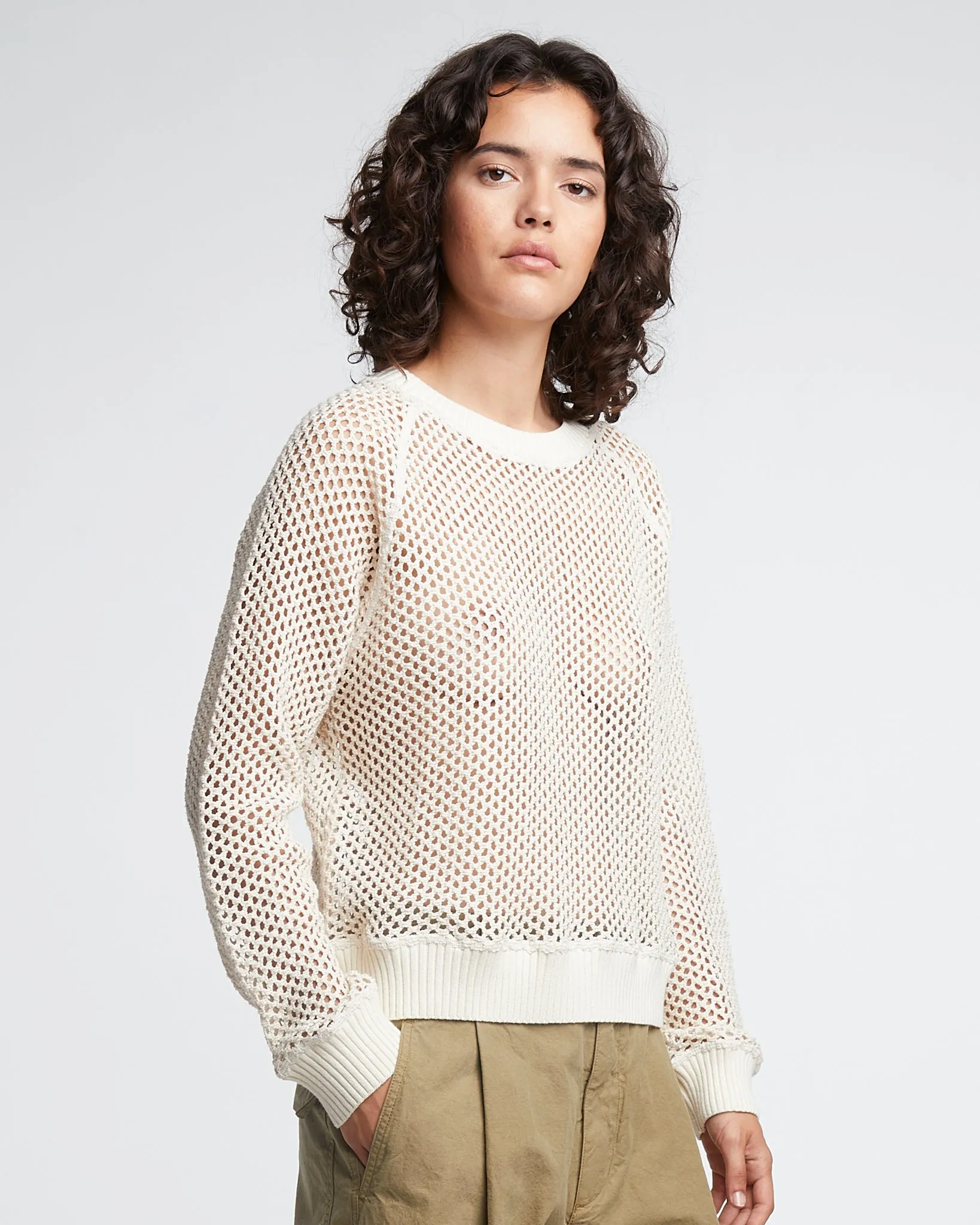 G.o.D Jumper Kingston Mesh Off White sold by Eat Dust