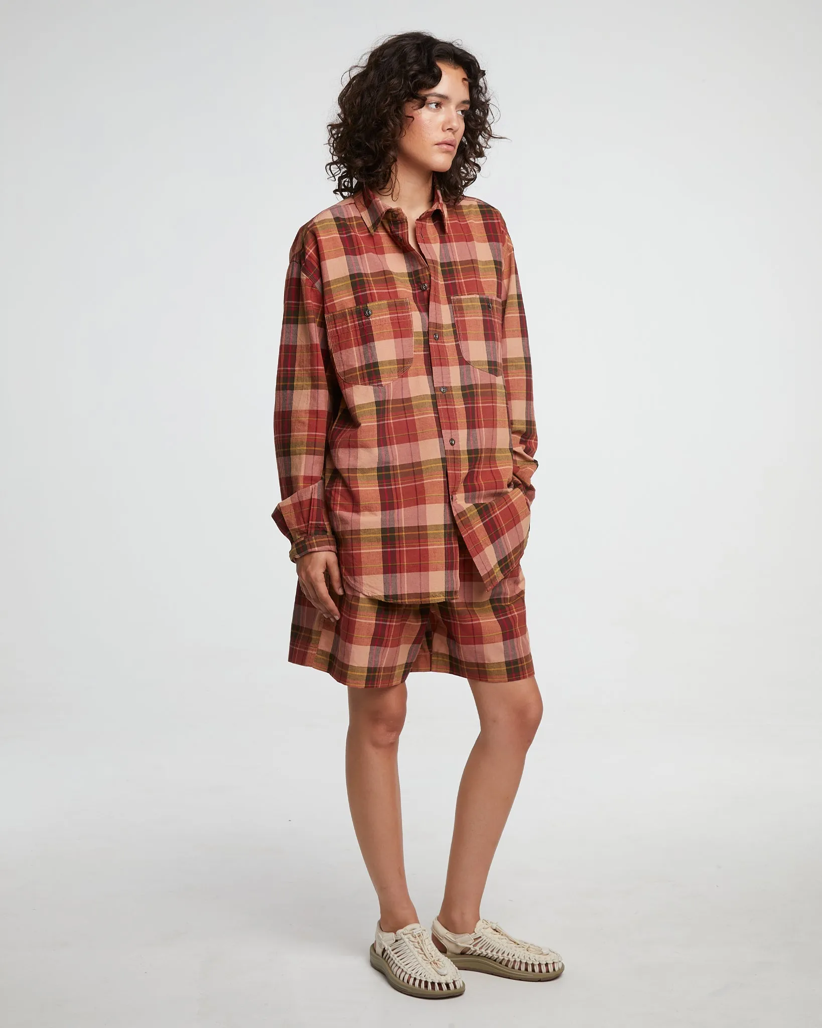 G.o.D Mechanic Shirt Voodoo Check Sienna sold by Eat Dust product image thumbnail 2