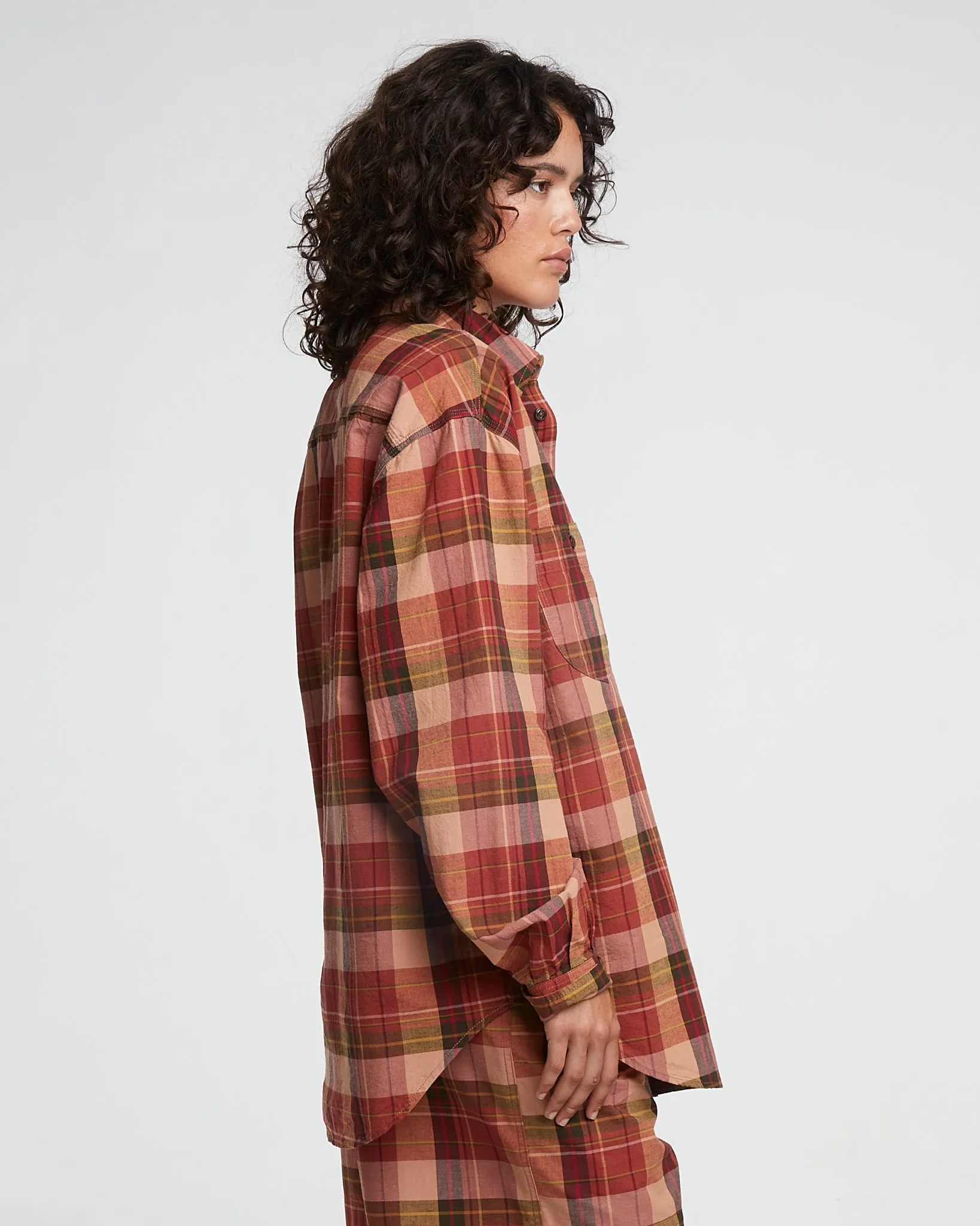 G.o.D Mechanic Shirt Voodoo Check Sienna sold by Eat Dust product image thumbnail 5
