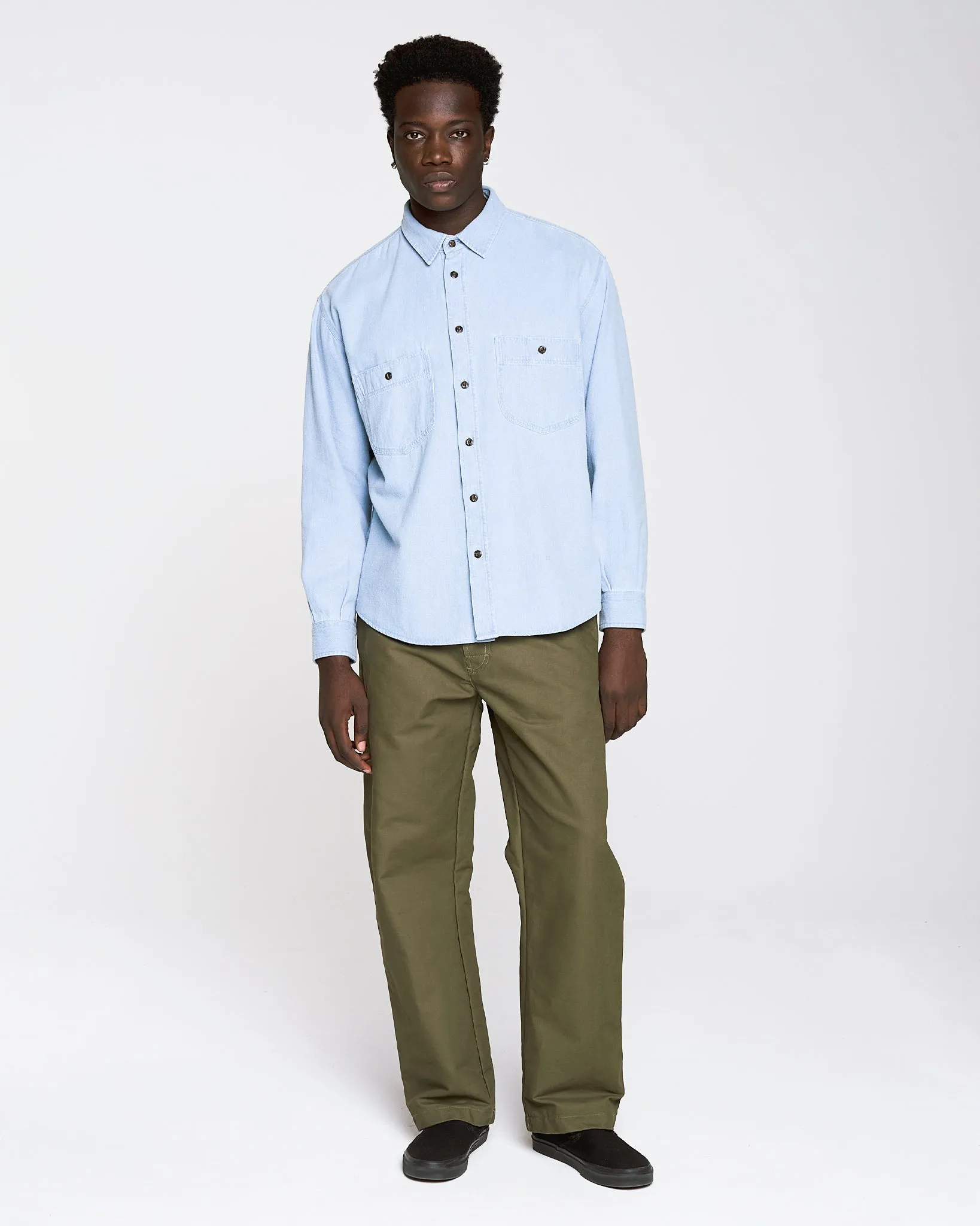 Oakland Chino Nebraska Cotton Dusty Green sold by Eat Dust product image thumbnail 2