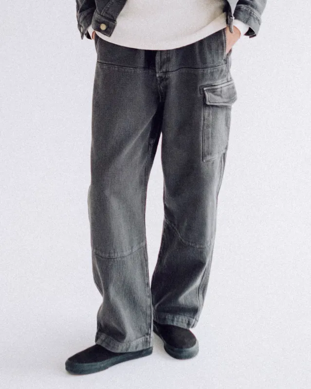Cargo Pants A-Gi Cotton Asphalt made by Eat Dust