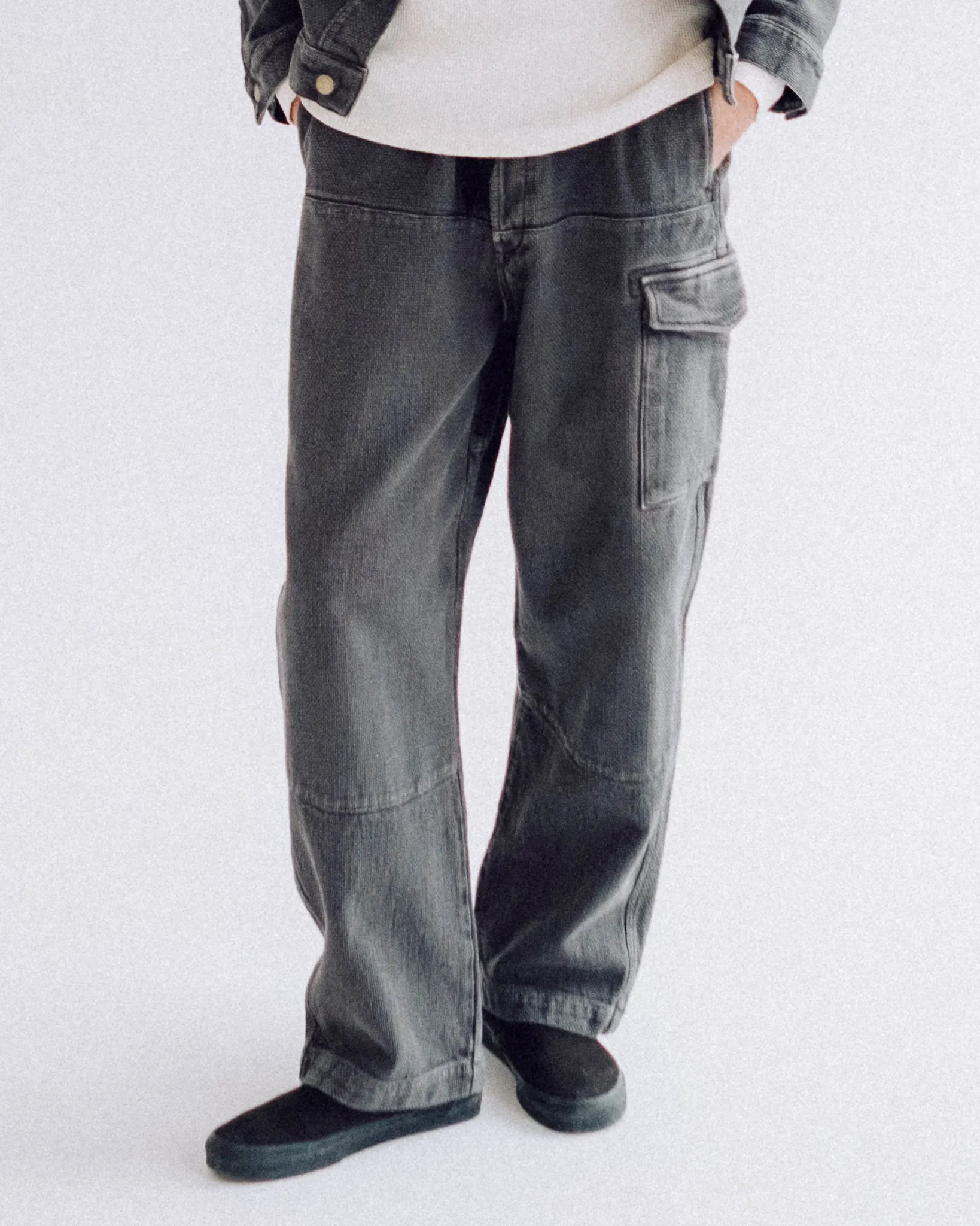 Cargo Pants A-Gi Cotton Asphalt sold by Eat Dust