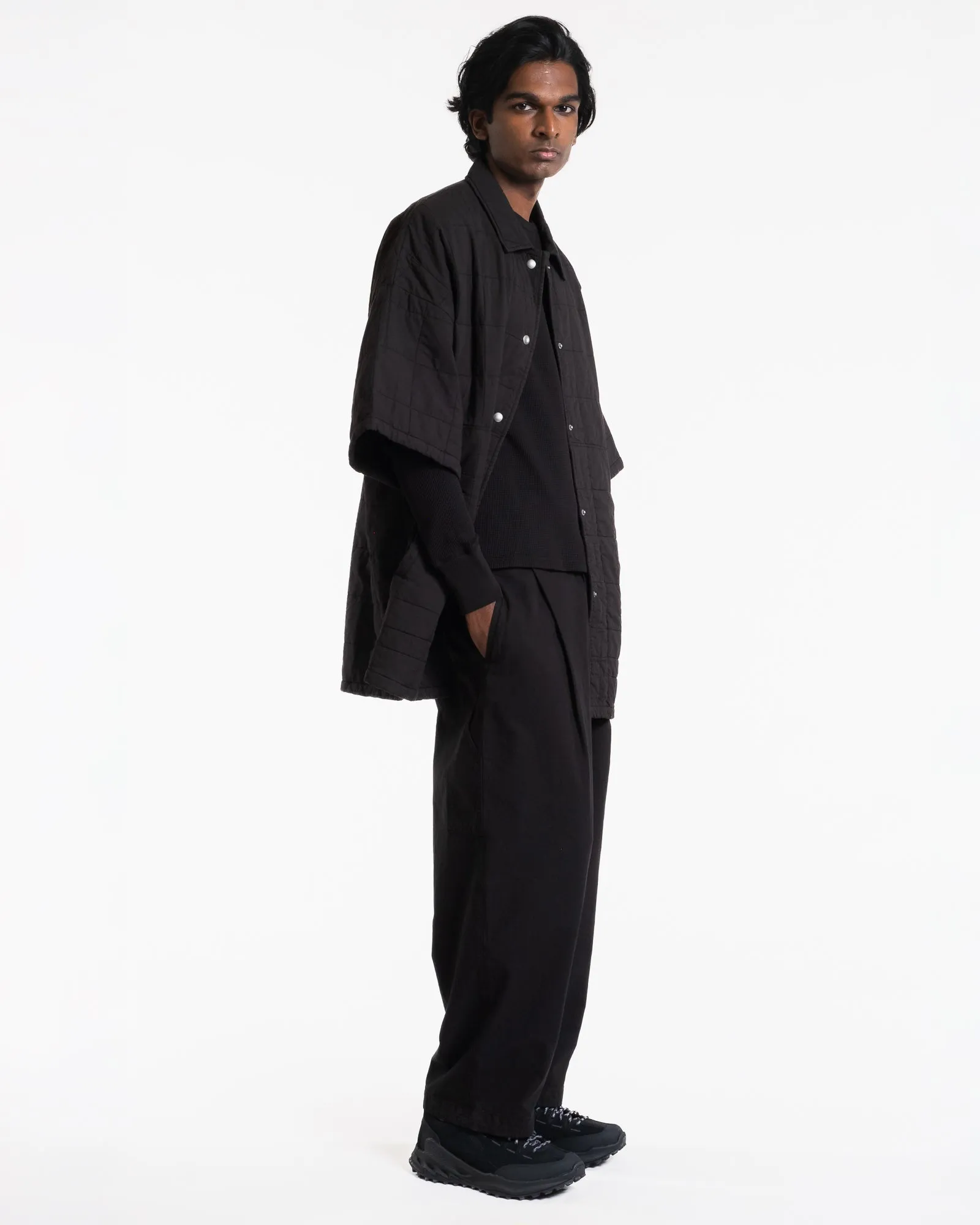 Kyoto Overshirt Cotton Quilt Black sold by Eat Dust product image thumbnail 3