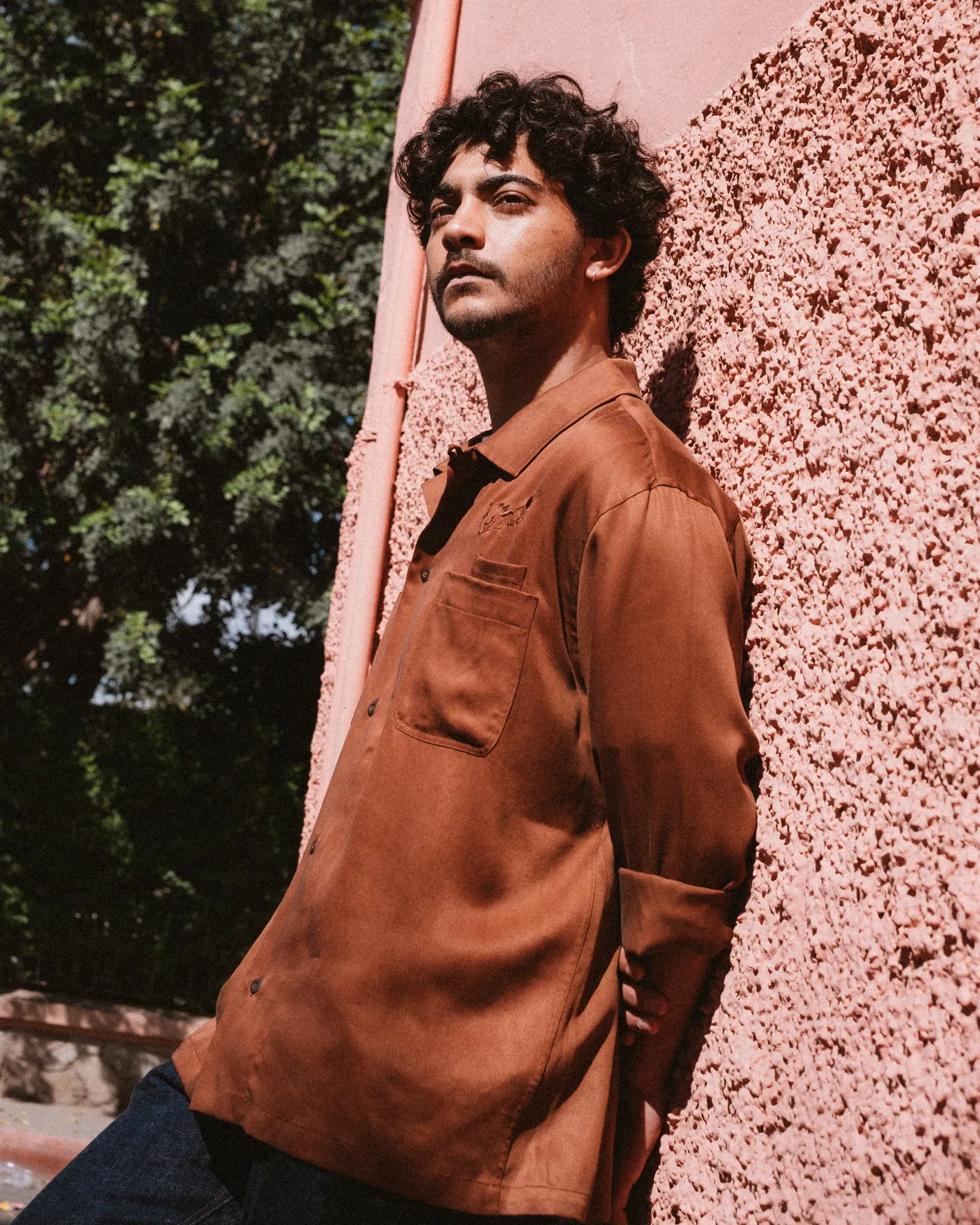 Havana Shirt Tencel Twill Brown sold by Eat Dust product image thumbnail 5