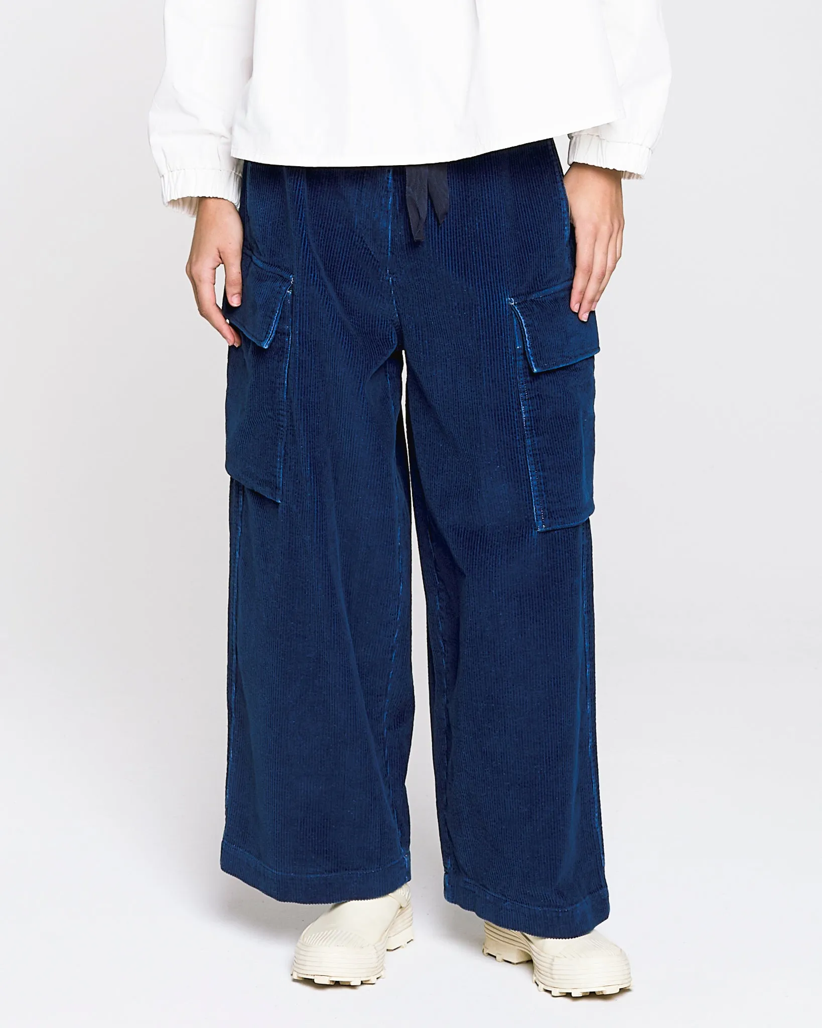 G.o.D Para Pants Indigo Cords Indigo sold by Eat Dust
