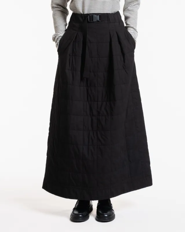 G.o.D Tulip Skirt Cotton Quilt Black sold by Eat Dust