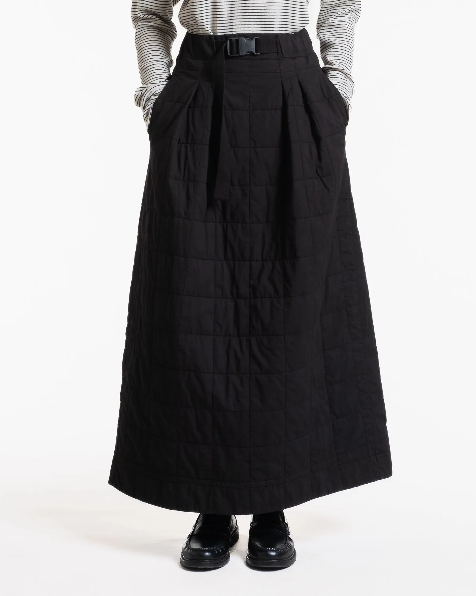 G.o.D Tulip Skirt Cotton Quilt Black sold by Eat Dust
