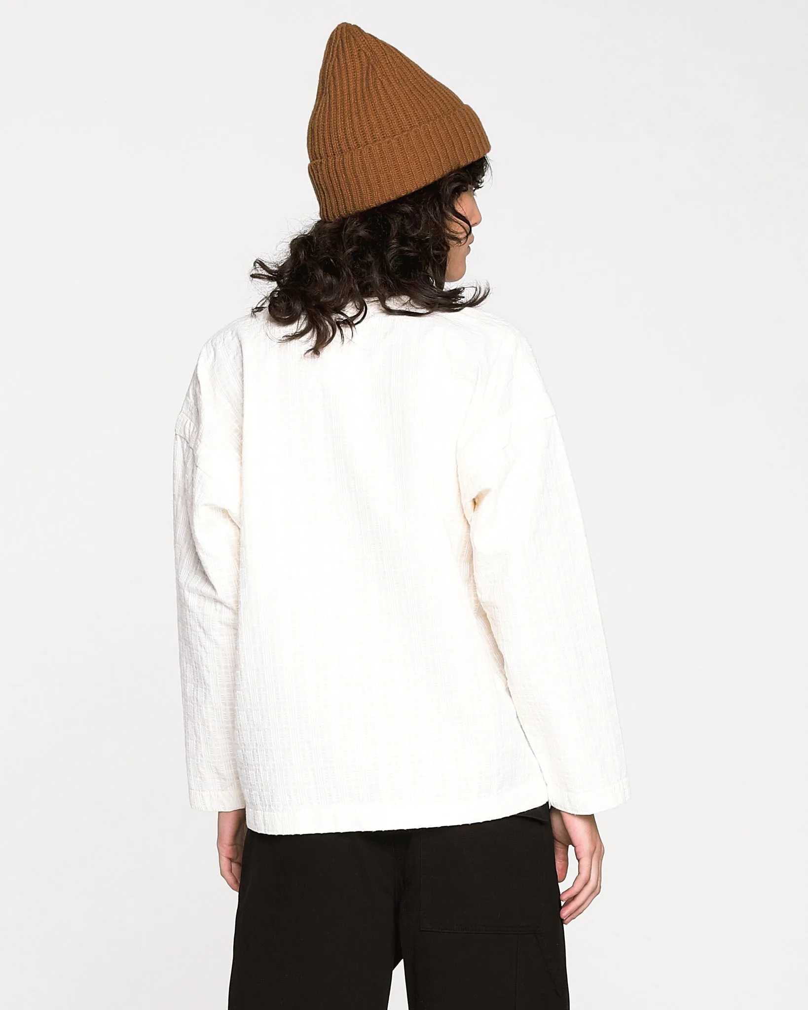 G.o.D Gardener Smock Dobby Cotton Milk sold by Eat Dust product image thumbnail 5