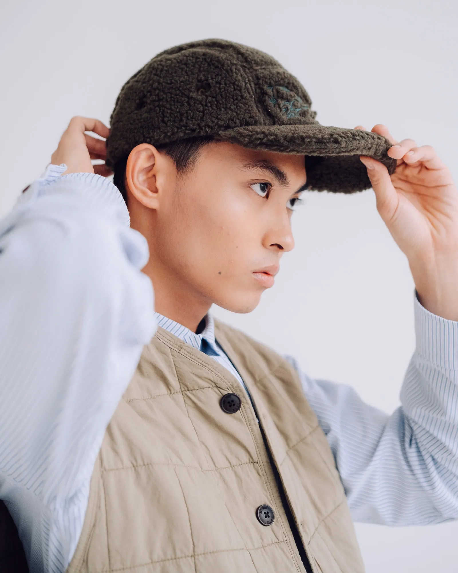 Cap Teddy Fleece Uni Dark Forest sold by Eat Dust product image thumbnail 2