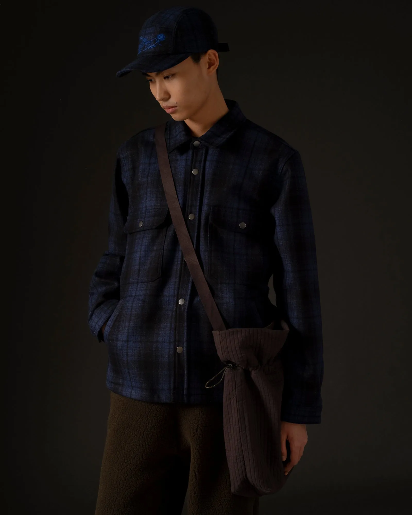 Cap Monitoba Wool Blue/Black sold by Eat Dust product image thumbnail 4