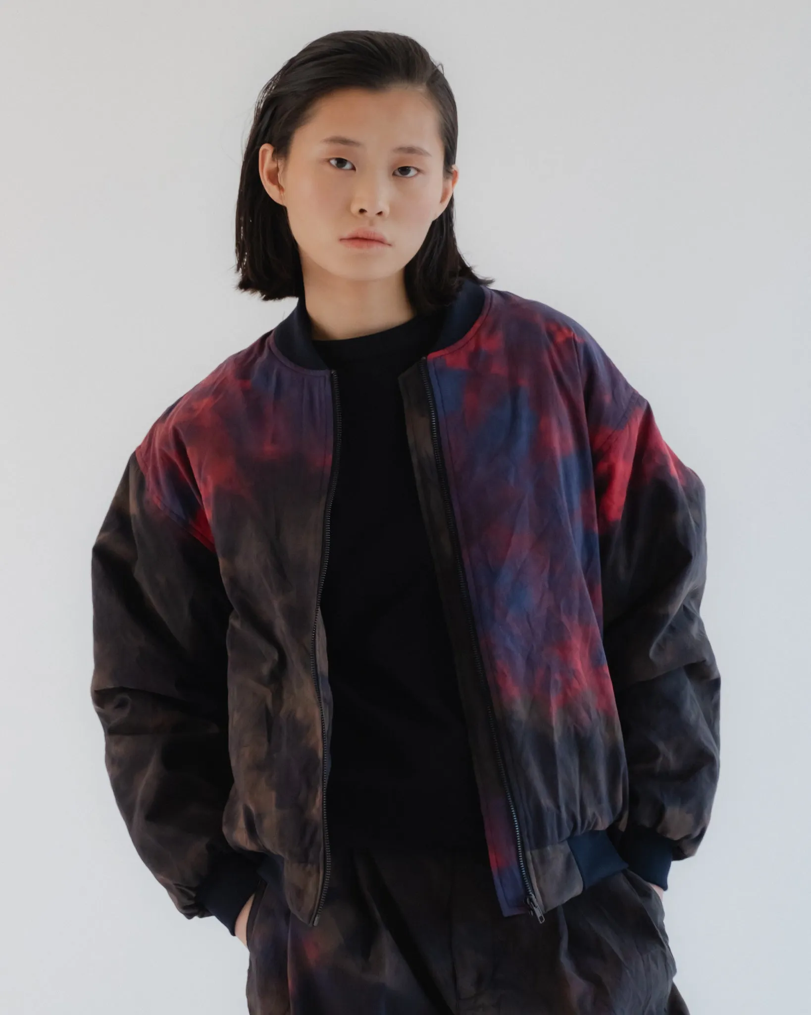 Bomber Tie Dye Nylon Coral sold by Eat Dust product image thumbnail 2