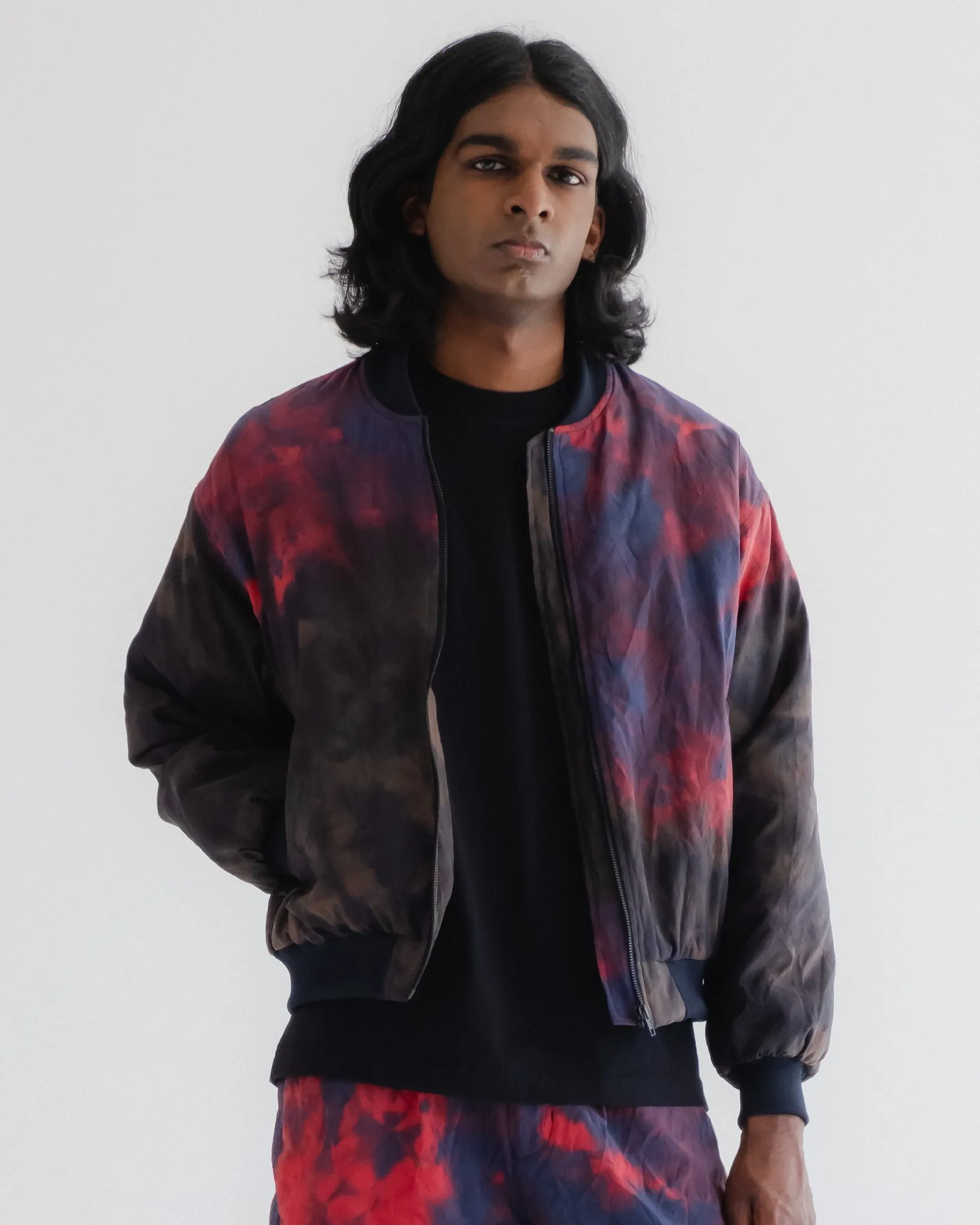 Bomber Tie Dye Nylon Coral sold by Eat Dust product image thumbnail 3