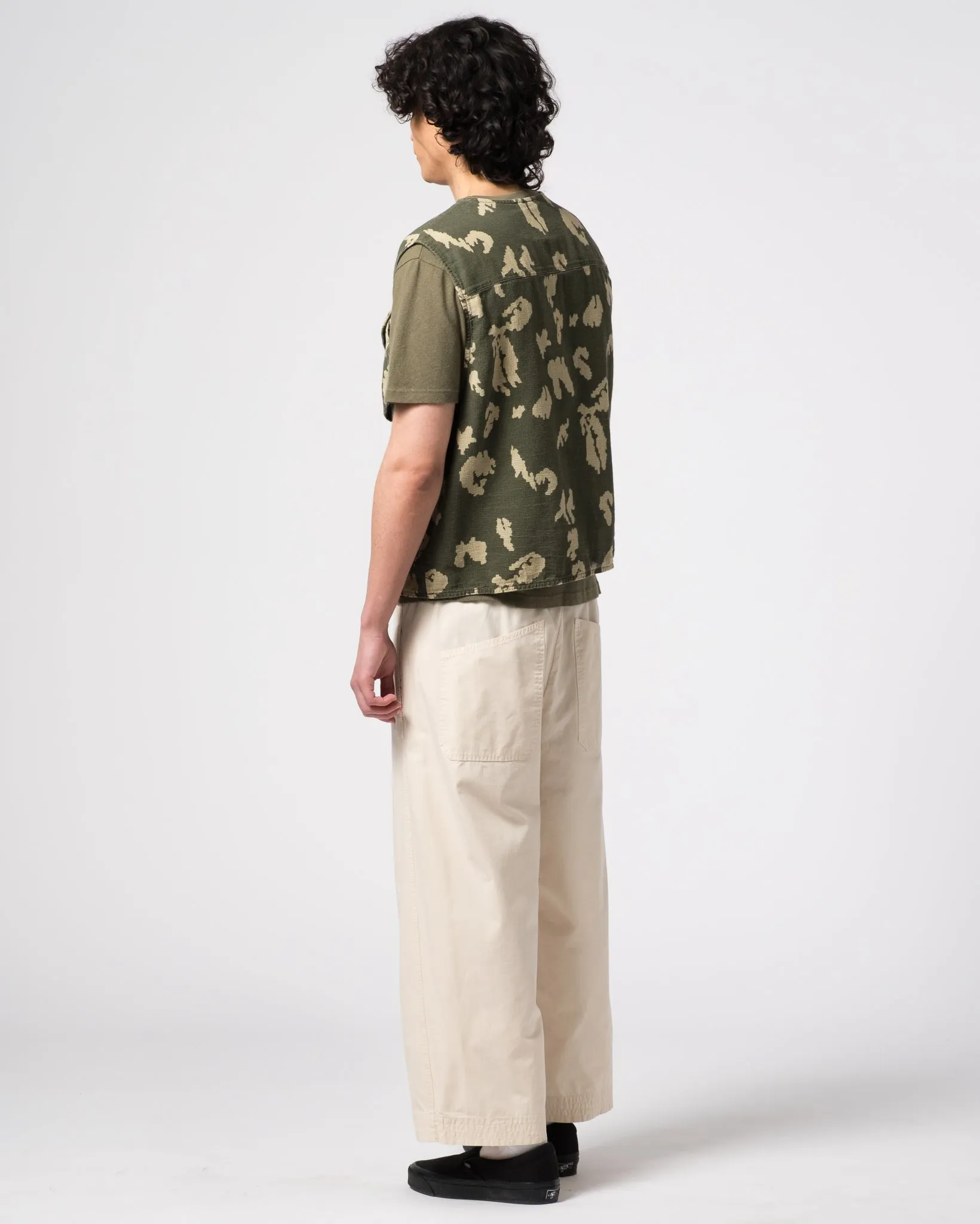 Tropical Vest Cloud Camo Mesh Light Green/Off White sold by Eat Dust product image thumbnail 4