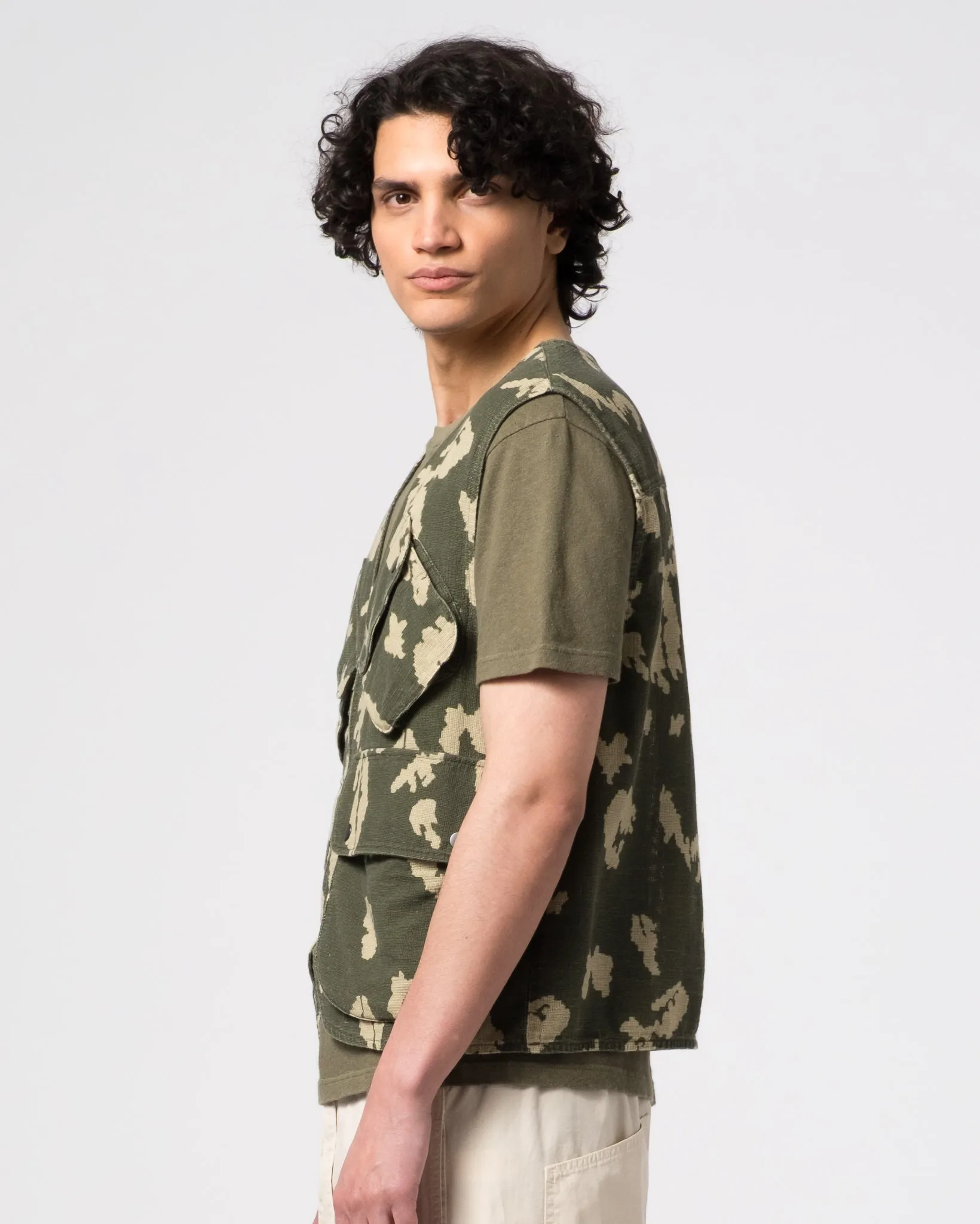 Tropical Vest Cloud Camo Mesh Light Green/Off White sold by Eat Dust product image thumbnail 3