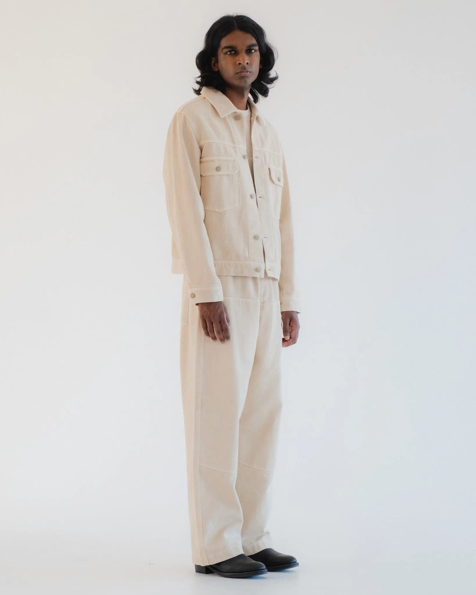 Cargo Pants Obi Cotton Cement sold by Eat Dust product image thumbnail 4