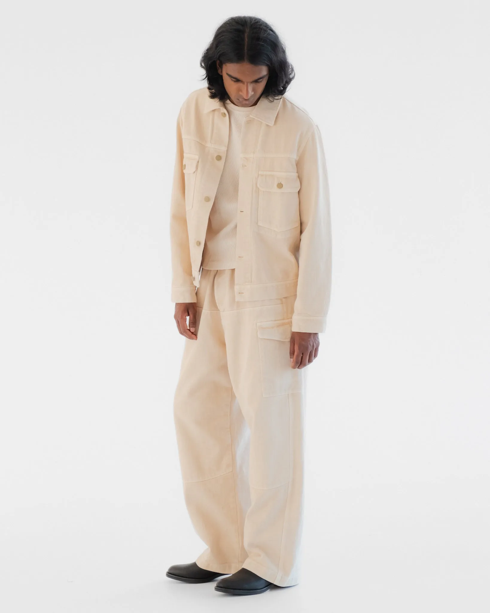 Cargo Pants Obi Cotton Cement sold by Eat Dust product image thumbnail 2