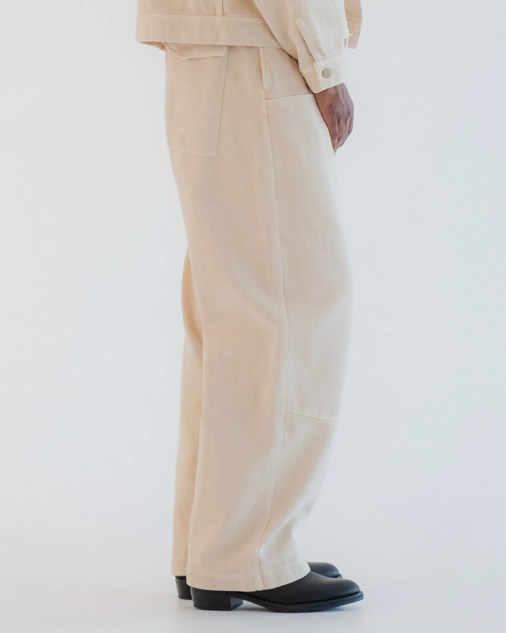 Cargo Pants Obi Cotton Cement sold by Eat Dust product image thumbnail 3