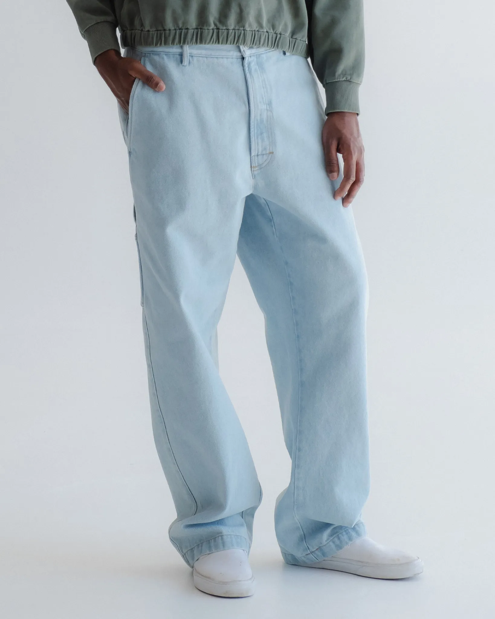Oakland Chino Generation Denim Blue/Bleached sold by Eat Dust