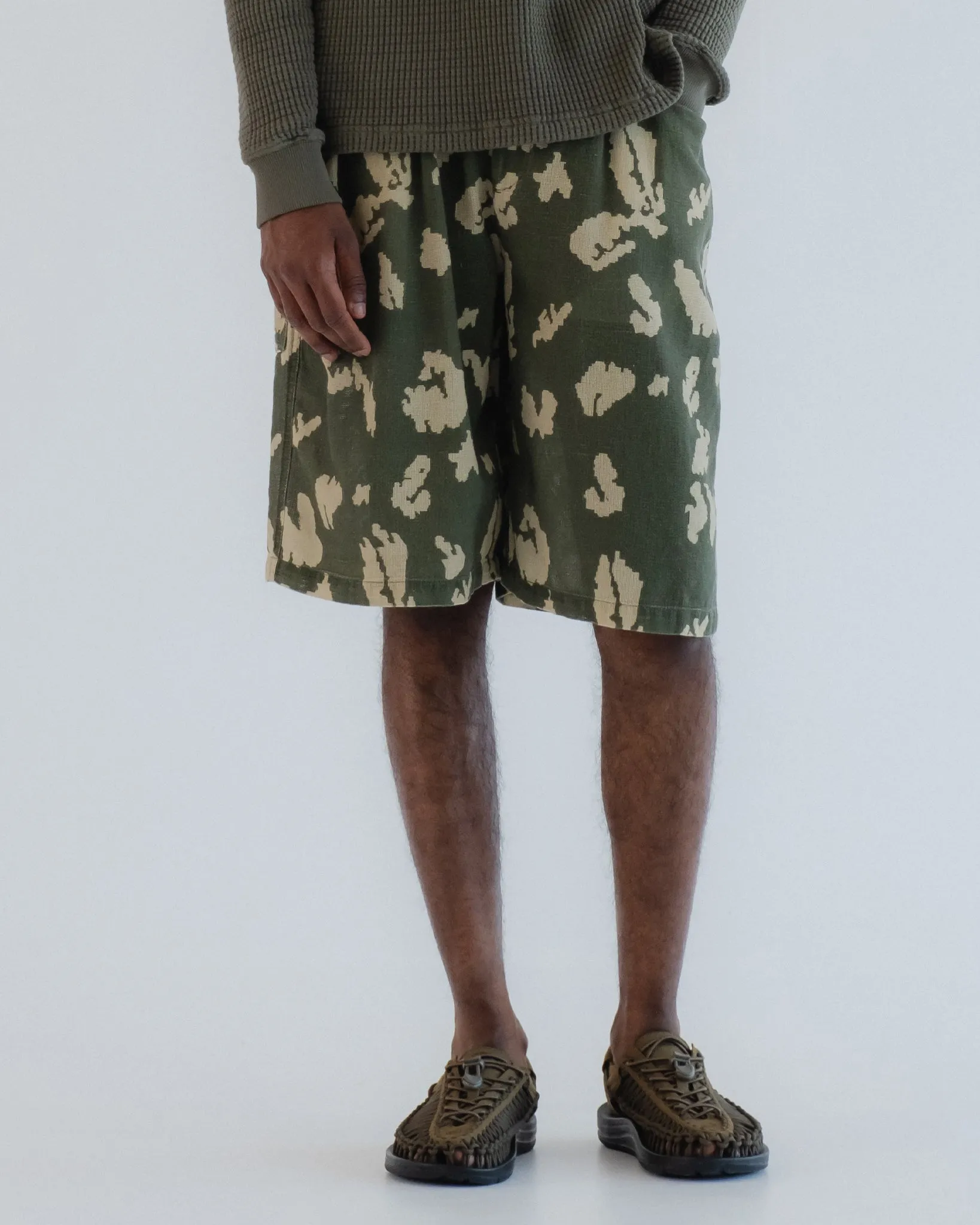 Bermuda Cloud Camo Mesh Mint/Off White sold by Eat Dust product image thumbnail 4