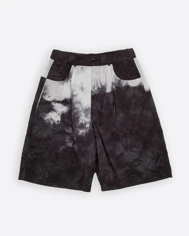 Bermuda Tie Dye Nylon Deep Sea made by Eat Dust