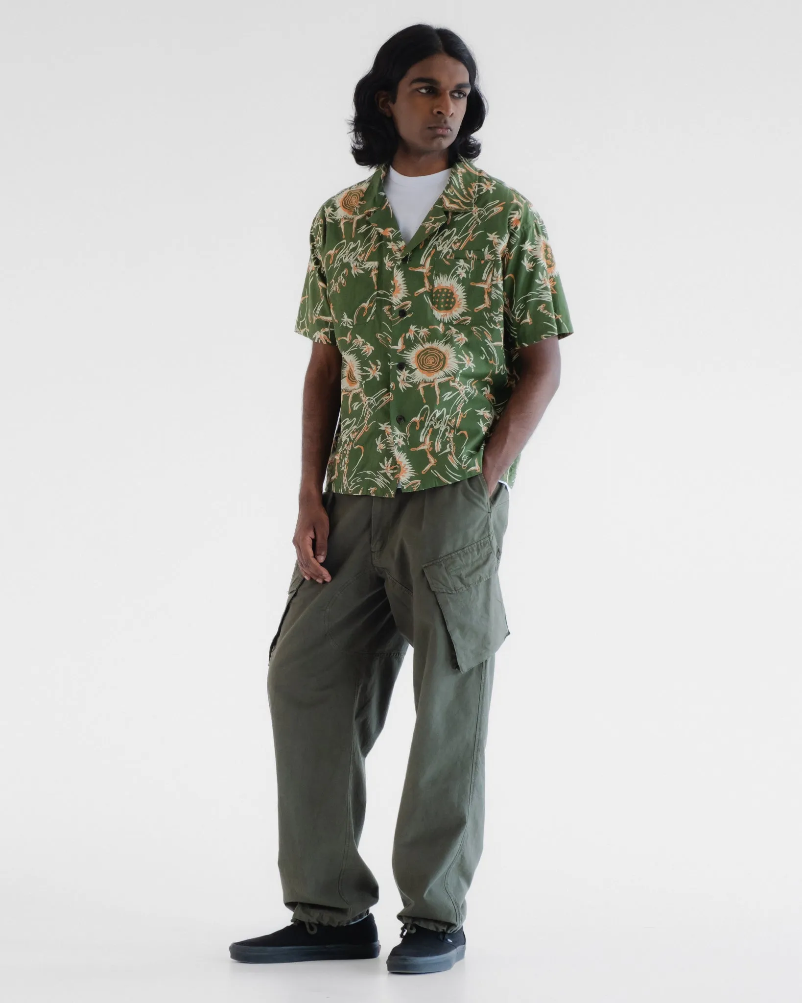 Aloha Shirt Casa Print Green sold by Eat Dust product image thumbnail 2