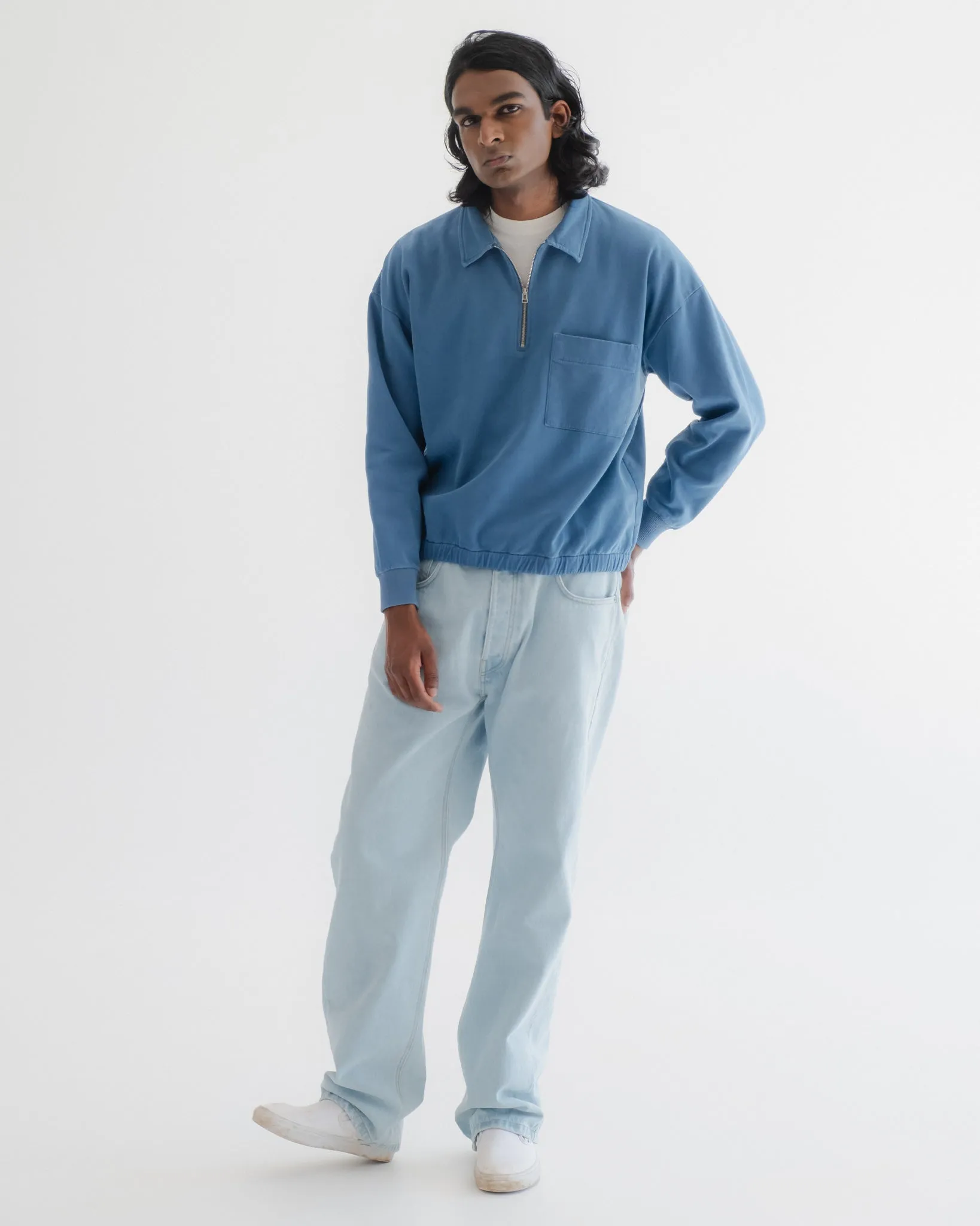 Nevada Sweater Twill Jersey Gaz Blue sold by Eat Dust product image thumbnail 2