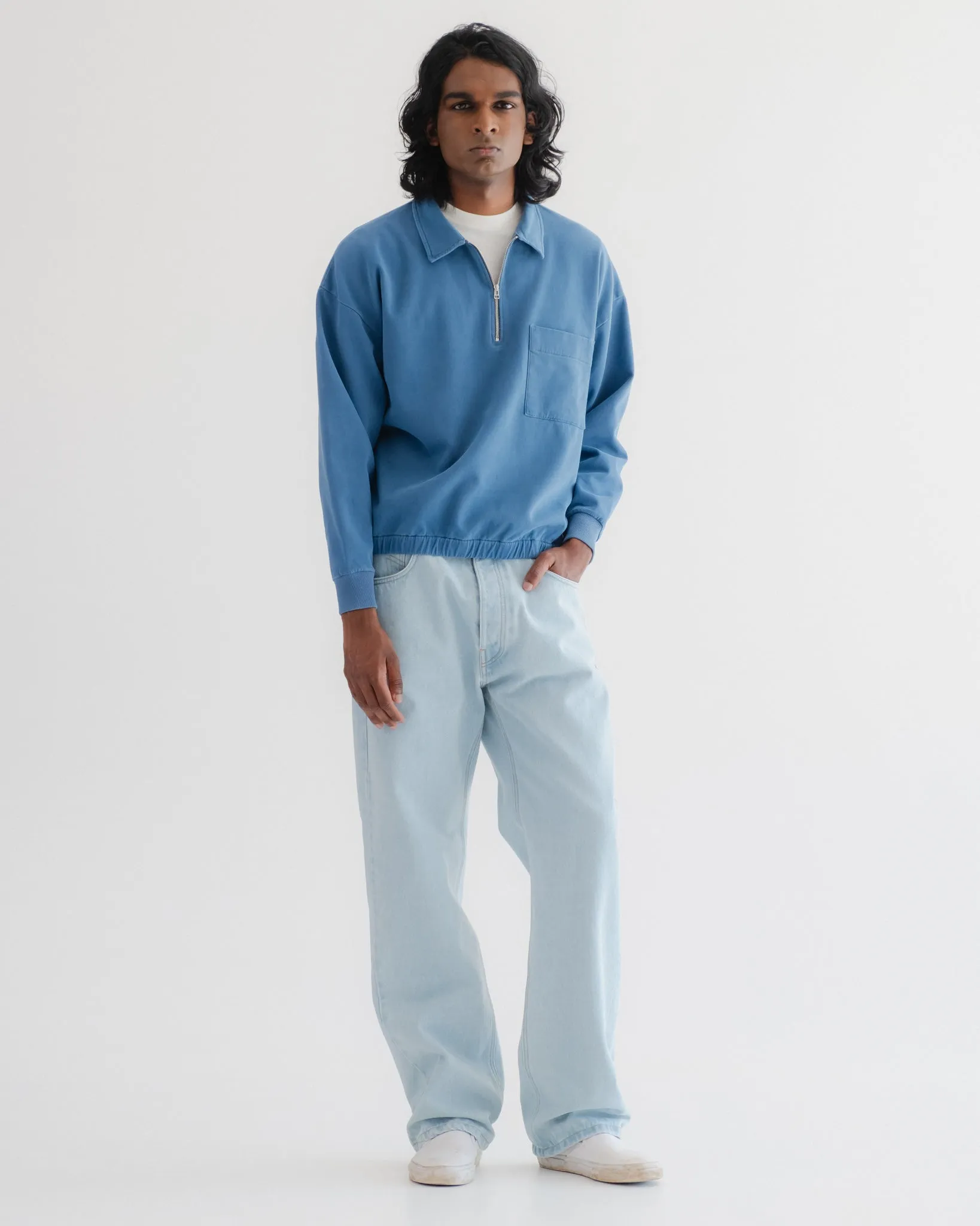 Nevada Sweater Twill Jersey Gaz Blue sold by Eat Dust product image thumbnail 5