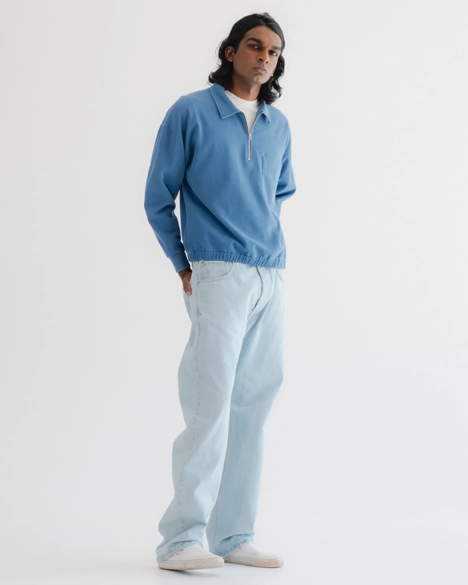 Nevada Sweater Twill Jersey Gaz Blue sold by Eat Dust product image thumbnail 4