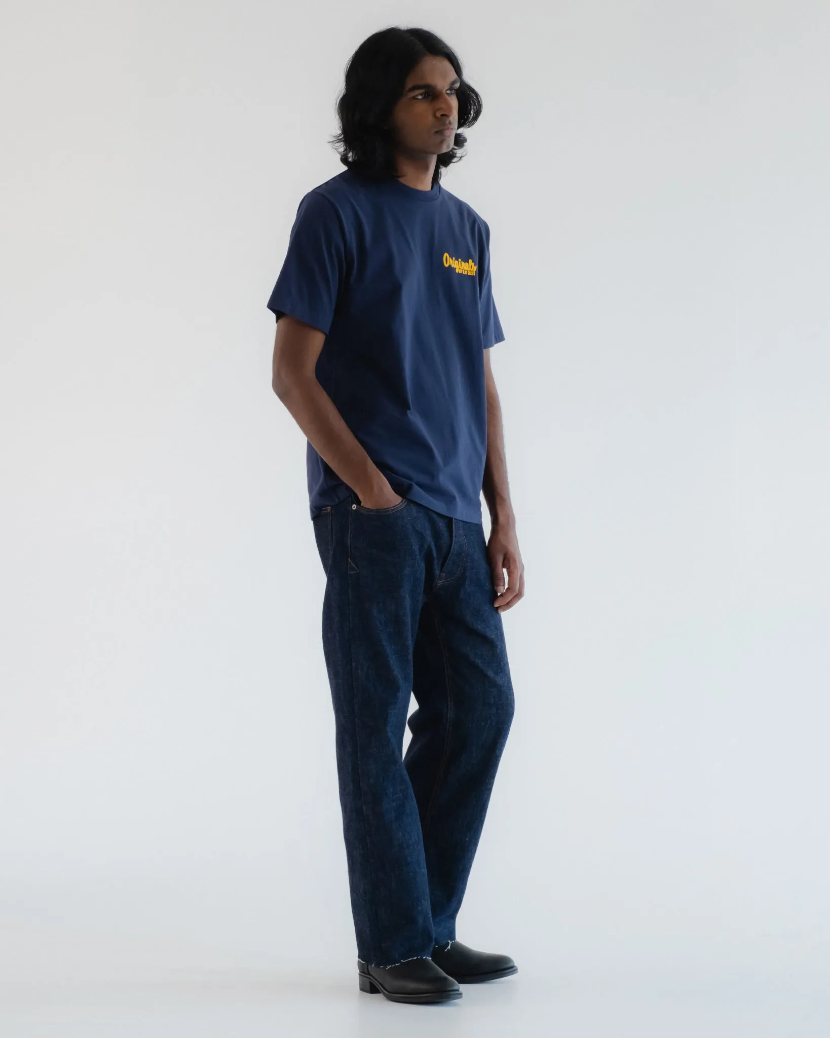 Originals Tee Basic Jersey Navy sold by Eat Dust product image thumbnail 5