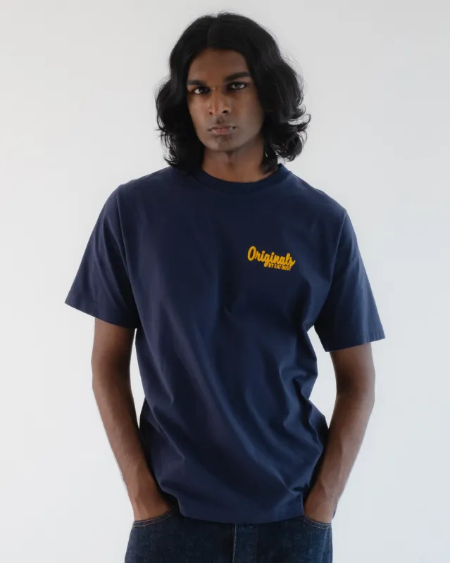 Originals Tee Basic Jersey Navy made by Eat Dust