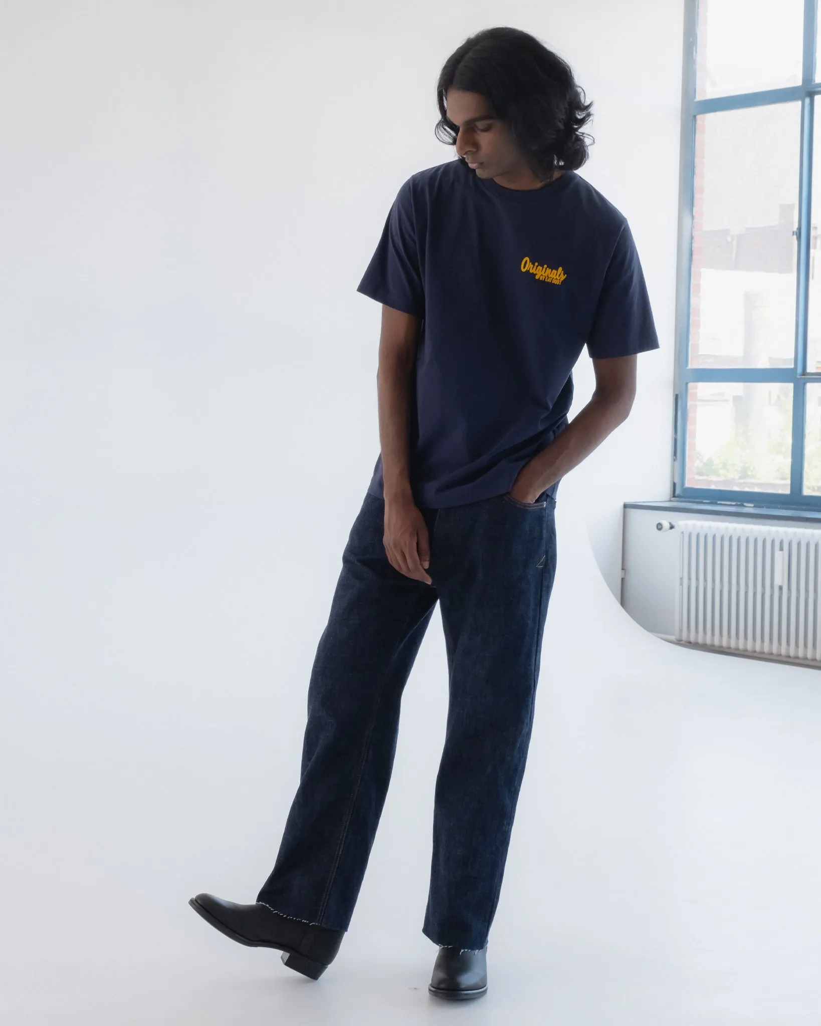 Originals Tee Basic Jersey Navy sold by Eat Dust product image thumbnail 3