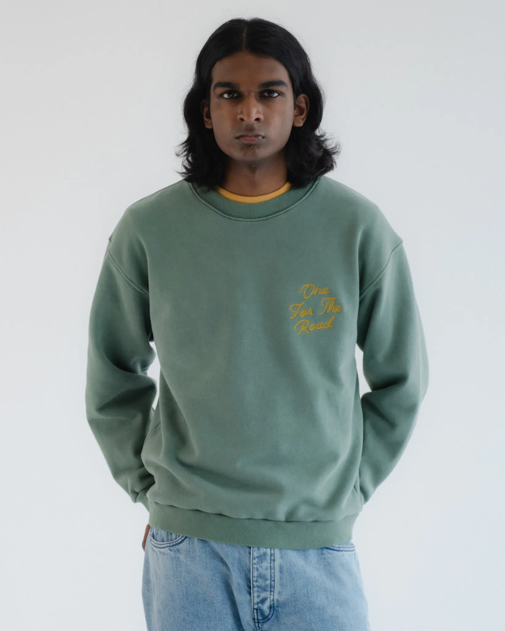 Detroit Sweater Basic Fleece Juniper sold by Eat Dust product image thumbnail 4
