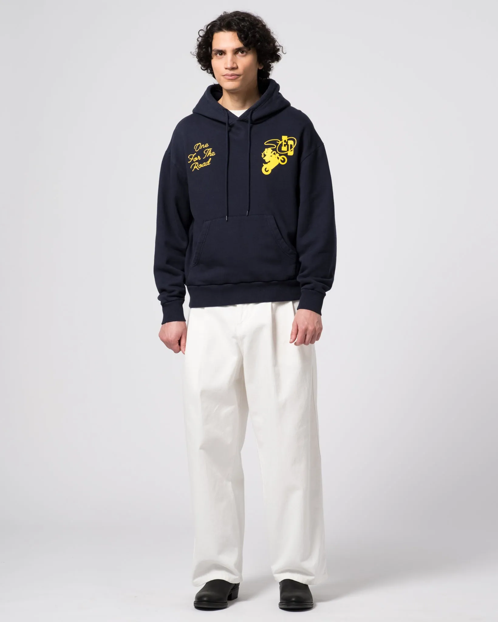 Western Sportswear Hoodie Basic Fleece Navy sold by Eat Dust product image thumbnail 4