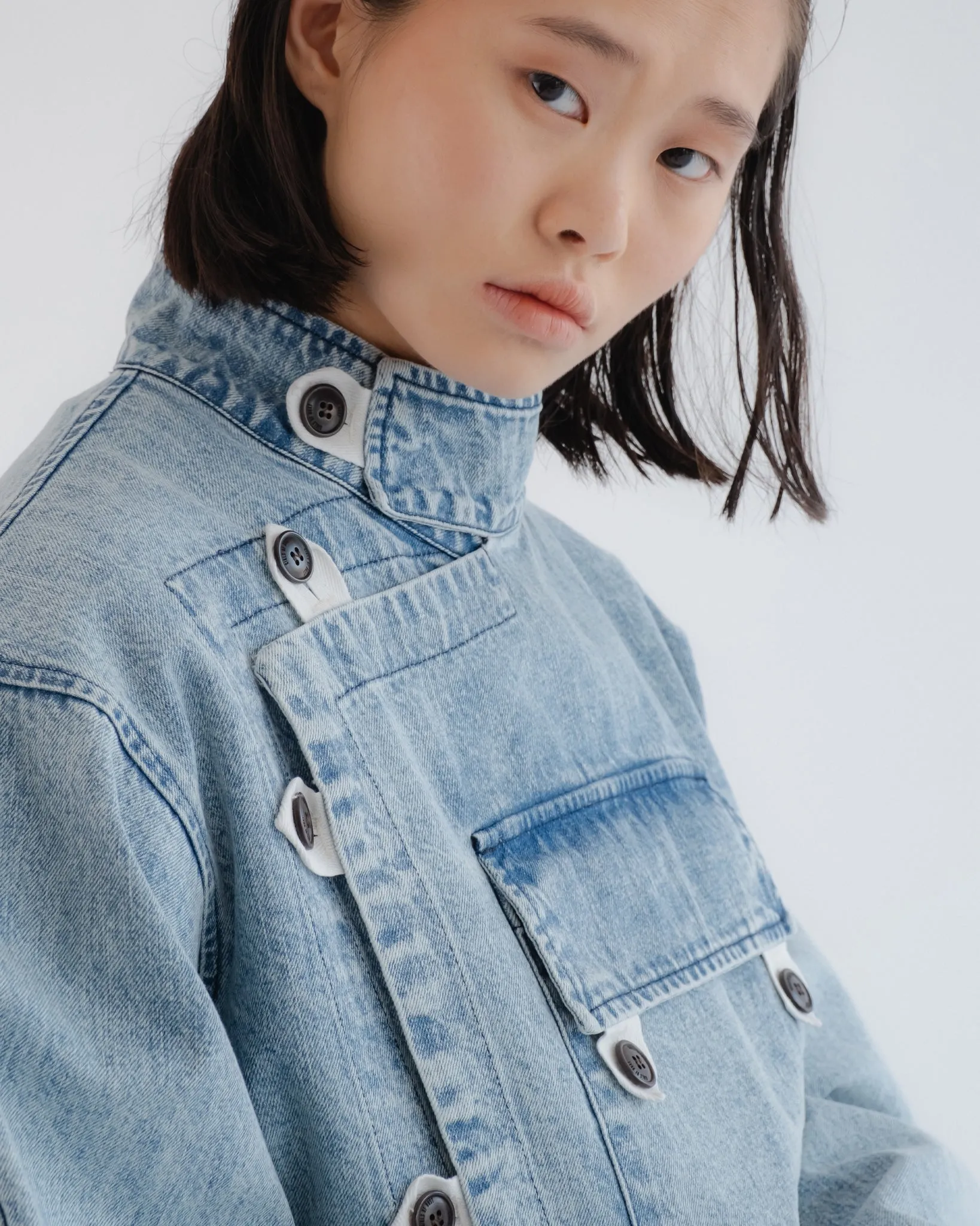 G.o.D Rider Jacket Salt Lake Denim Blue sold by Eat Dust product image thumbnail 4