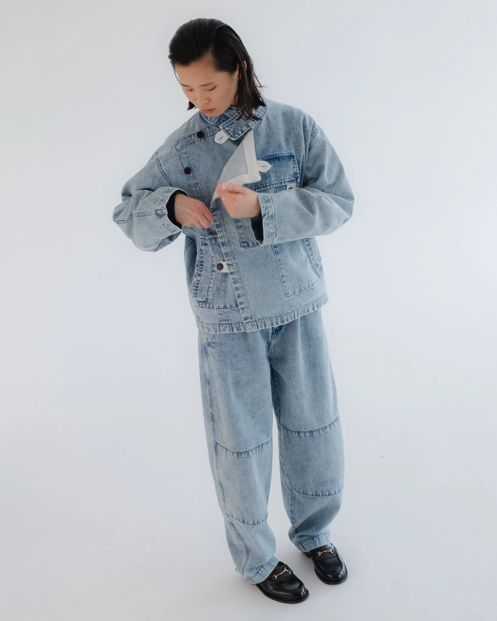 G.o.D Rider Jacket Salt Lake Denim Blue sold by Eat Dust product image thumbnail 2