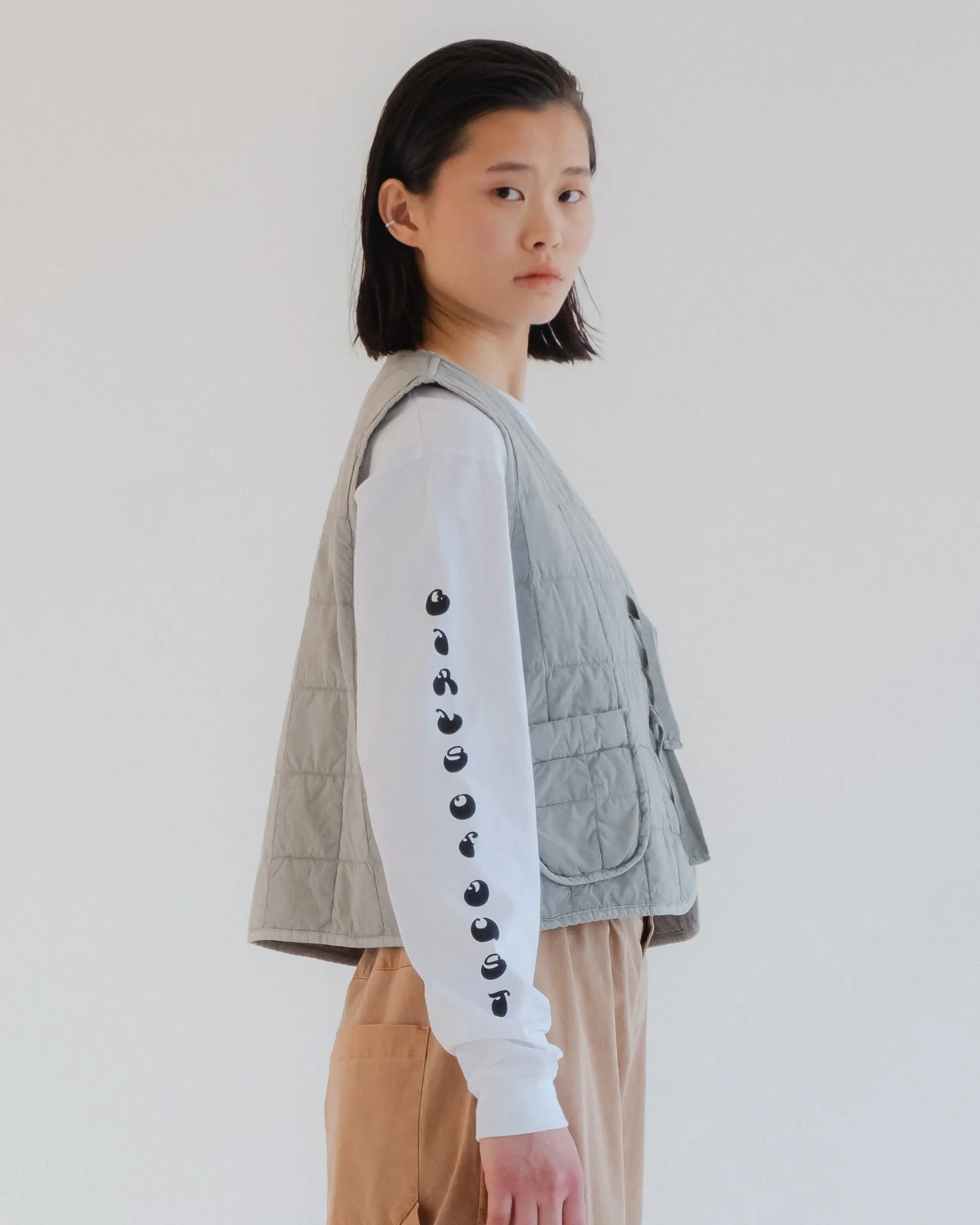 G.o.D Life Vest Cotton Quilt Oyster sold by Eat Dust product image thumbnail 3