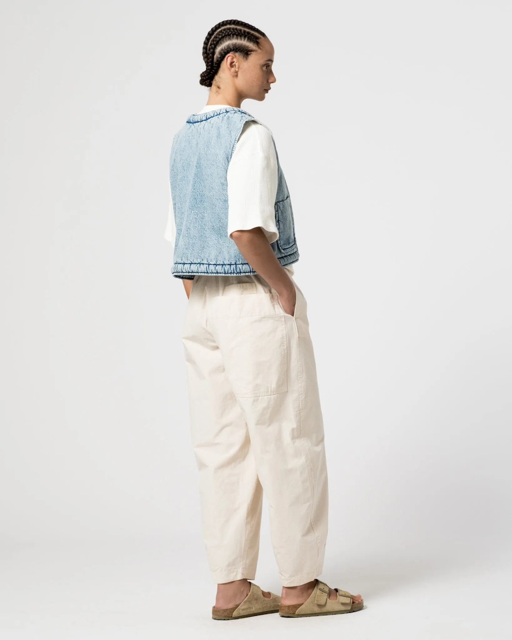 G.o.D Tsuki Vest Salt Lake Denim Blue sold by Eat Dust product image thumbnail 5