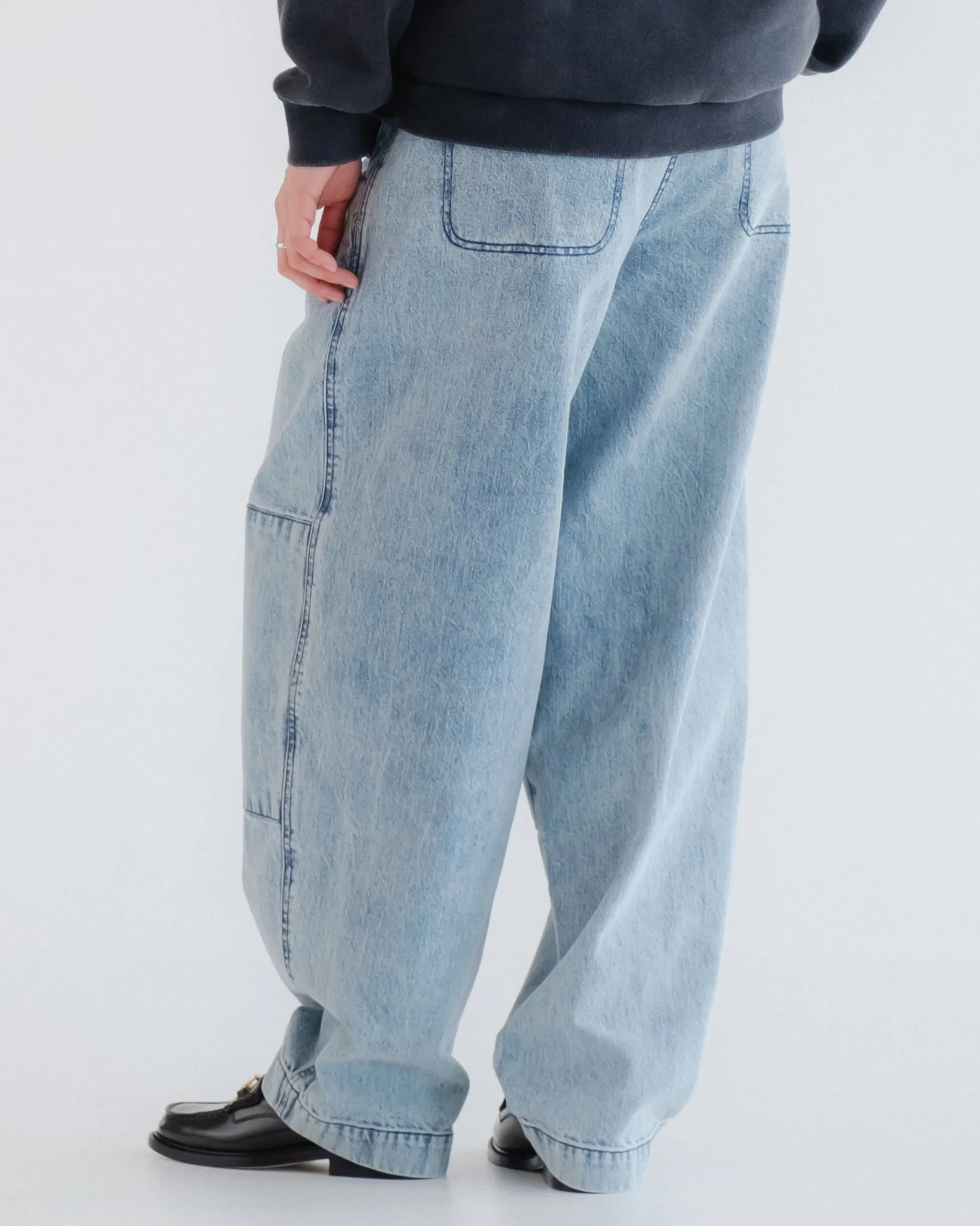 G.o.D Field Chino Salt Lake Denim Blue sold by Eat Dust product image thumbnail 4