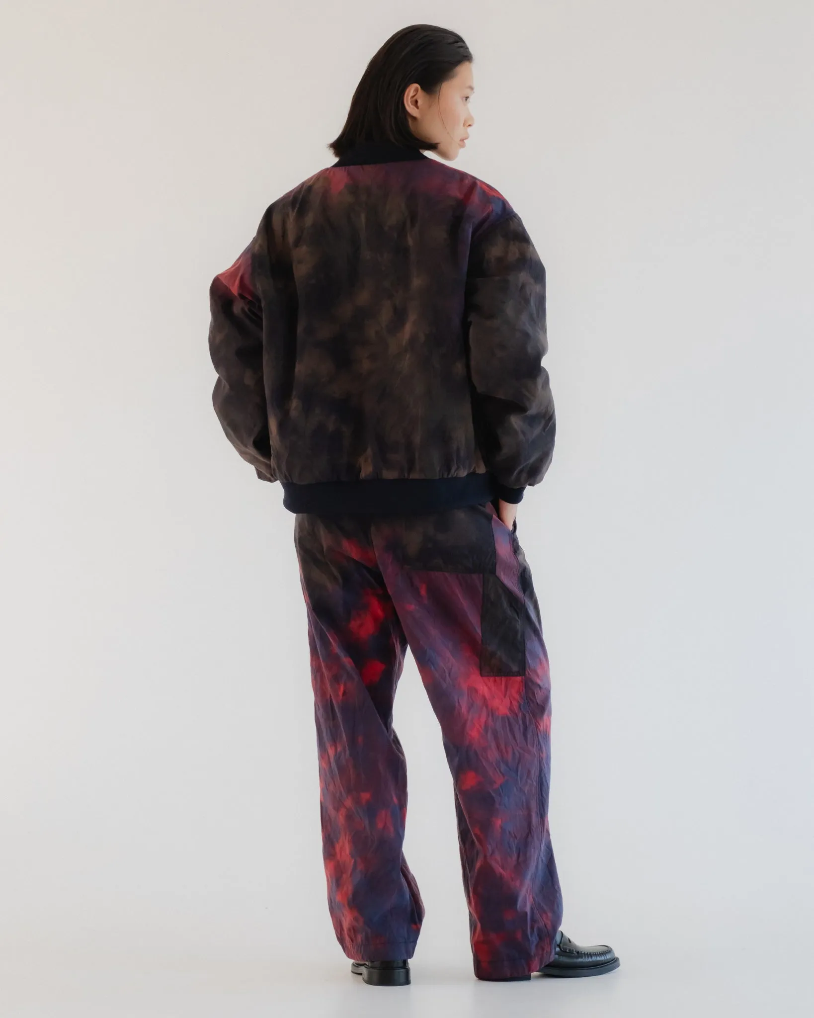 G.o.D Ambassador Pants Tie Dye Nylon Coral sold by Eat Dust product image thumbnail 4