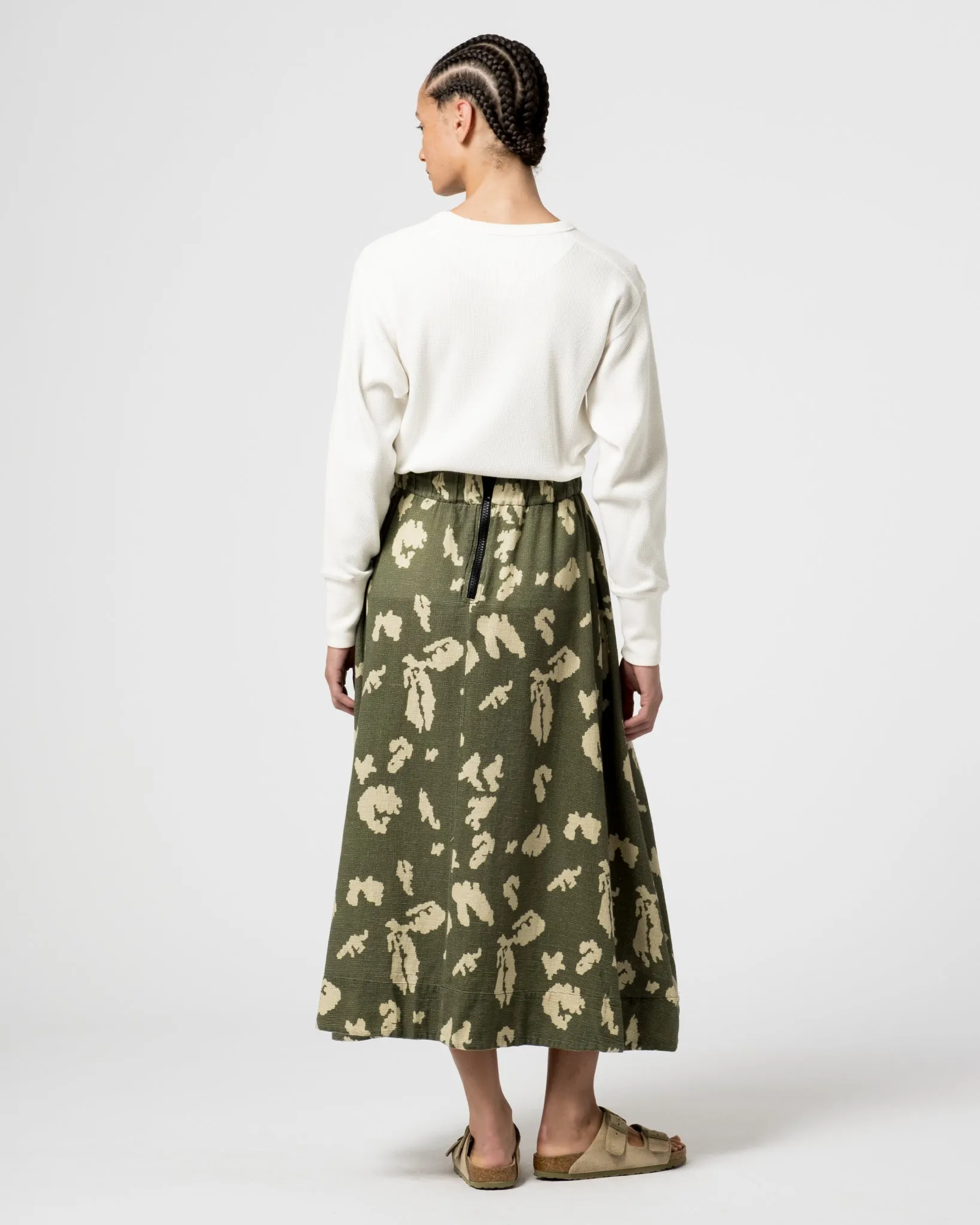 G.o.D Meadow Skirt Cloud Camo Mesh Light Green/Off White sold by Eat Dust product image thumbnail 4