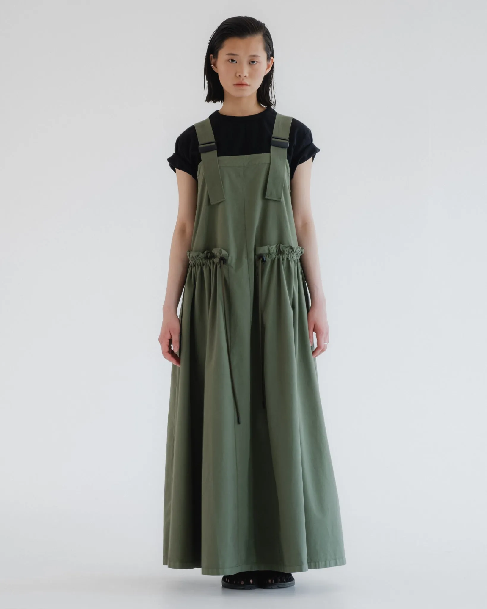 G.o.D Sun Dress Light Cotton Drill Litchen sold by Eat Dust