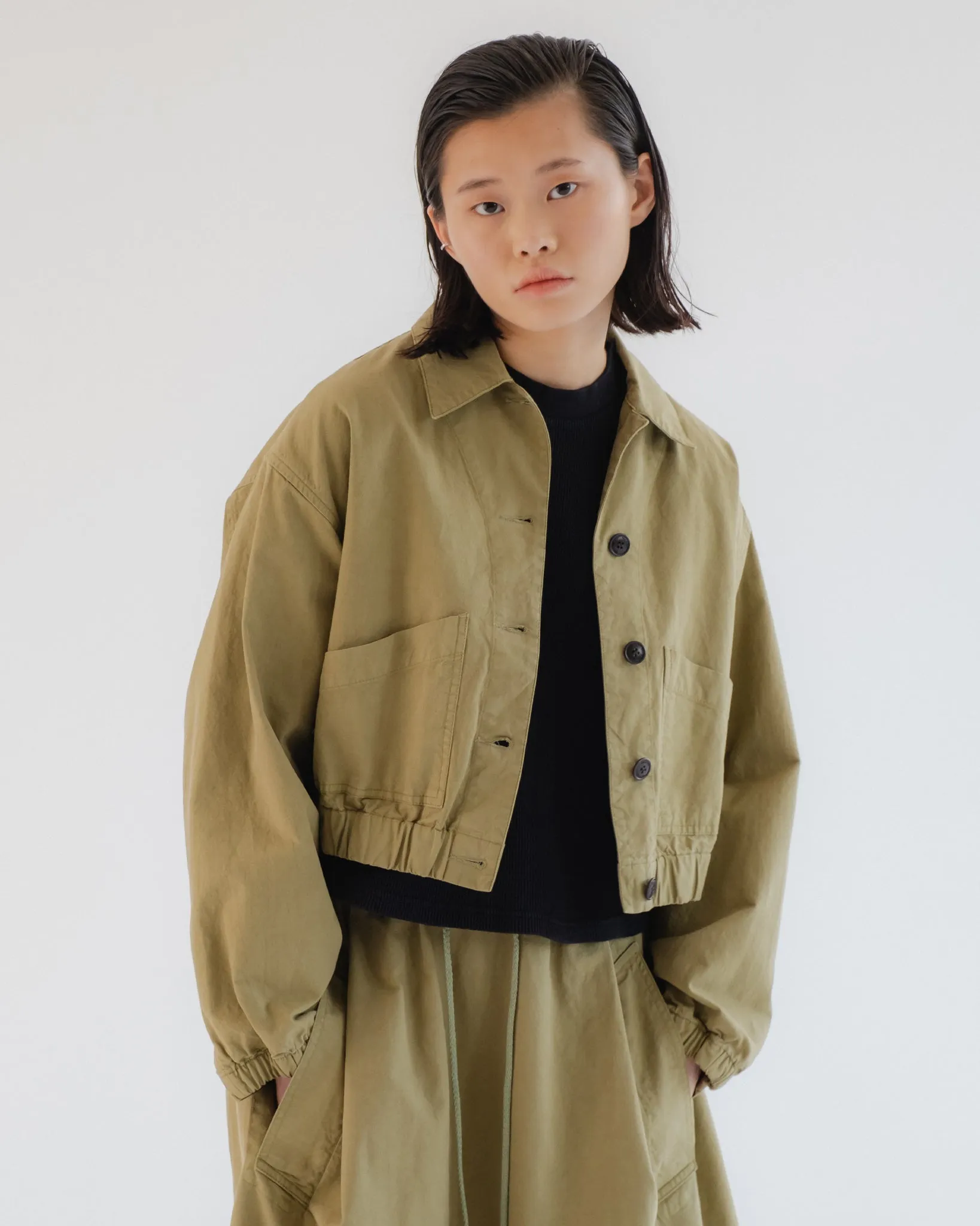 G.o.D Artisan Shirt Cotton Linen Cedar sold by Eat Dust