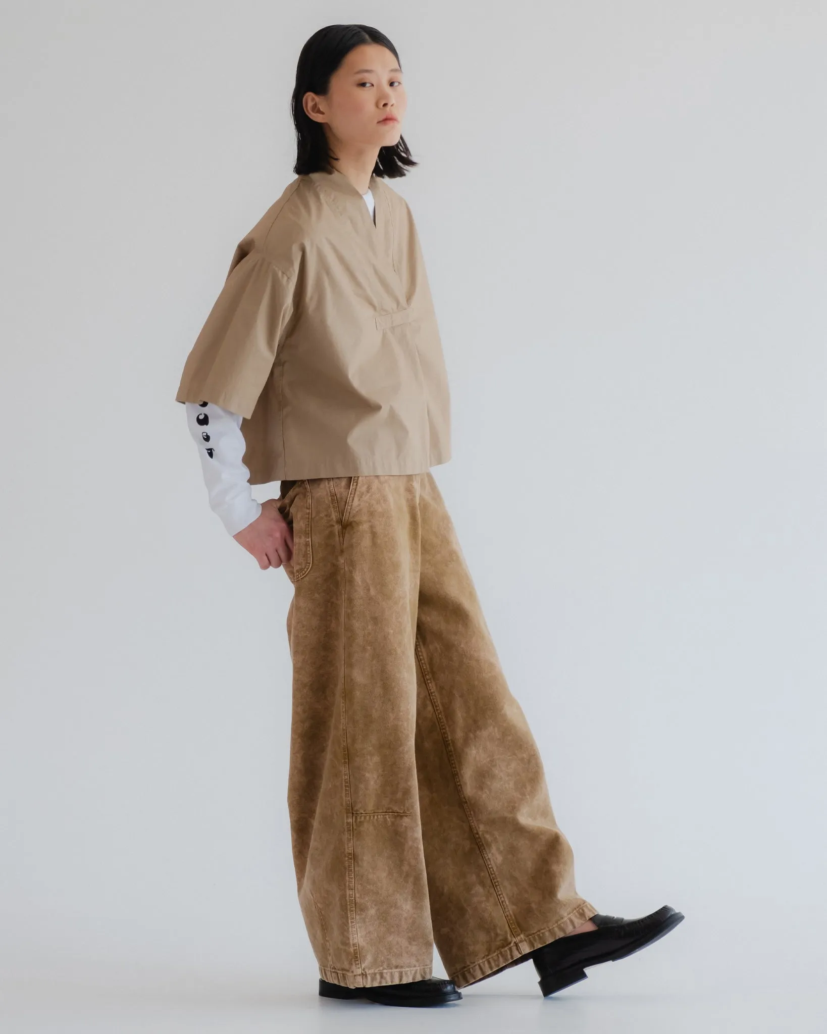 G.o.D Toku Top Poplin Nomad sold by Eat Dust product image thumbnail 5