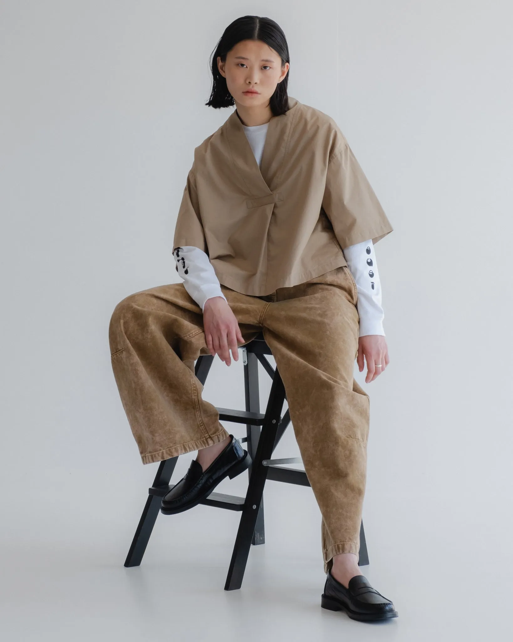 G.o.D Toku Top Poplin Nomad sold by Eat Dust product image thumbnail 2