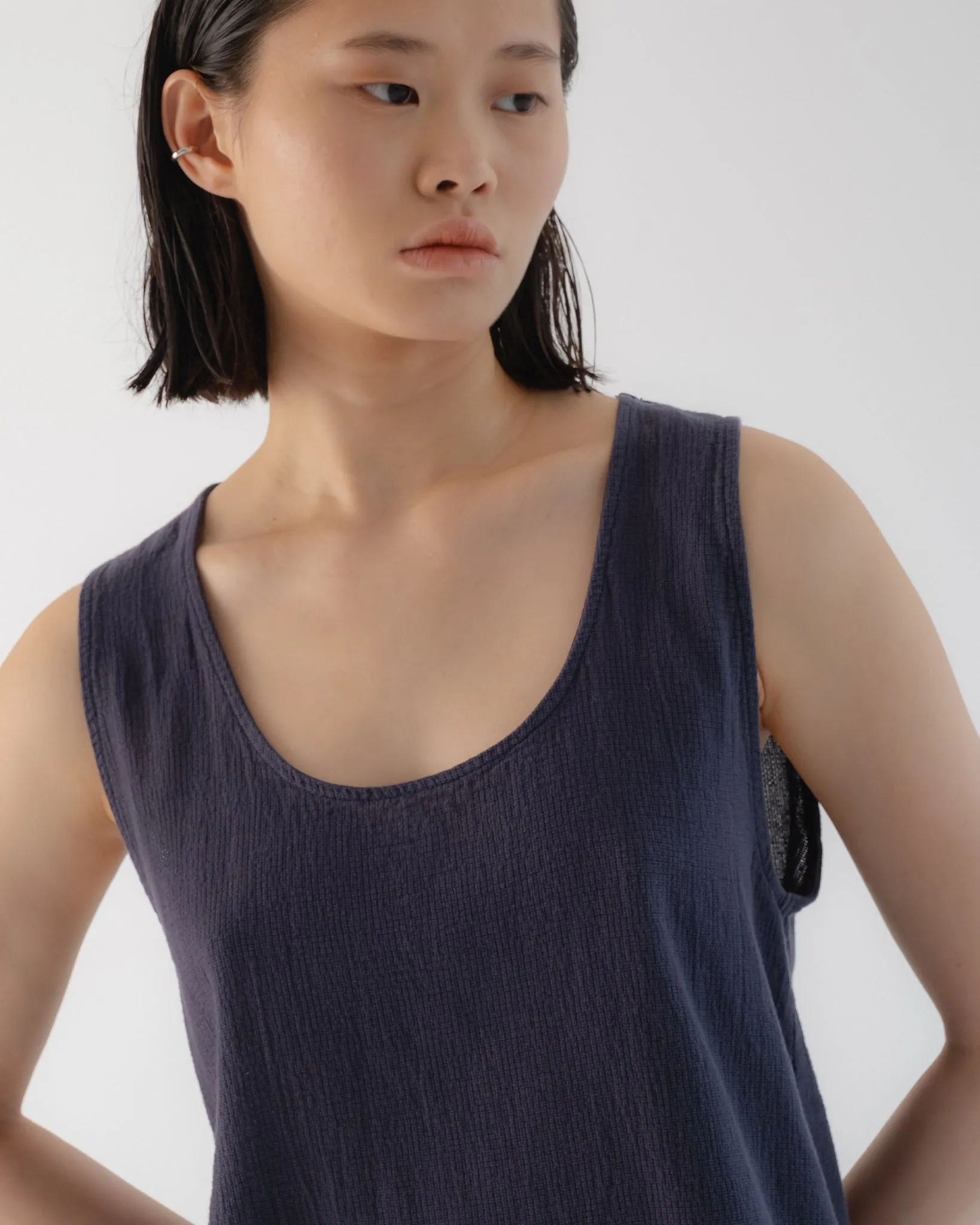 G.o.D Tank Top Gazebo Cotton Navy sold by Eat Dust product image thumbnail 3